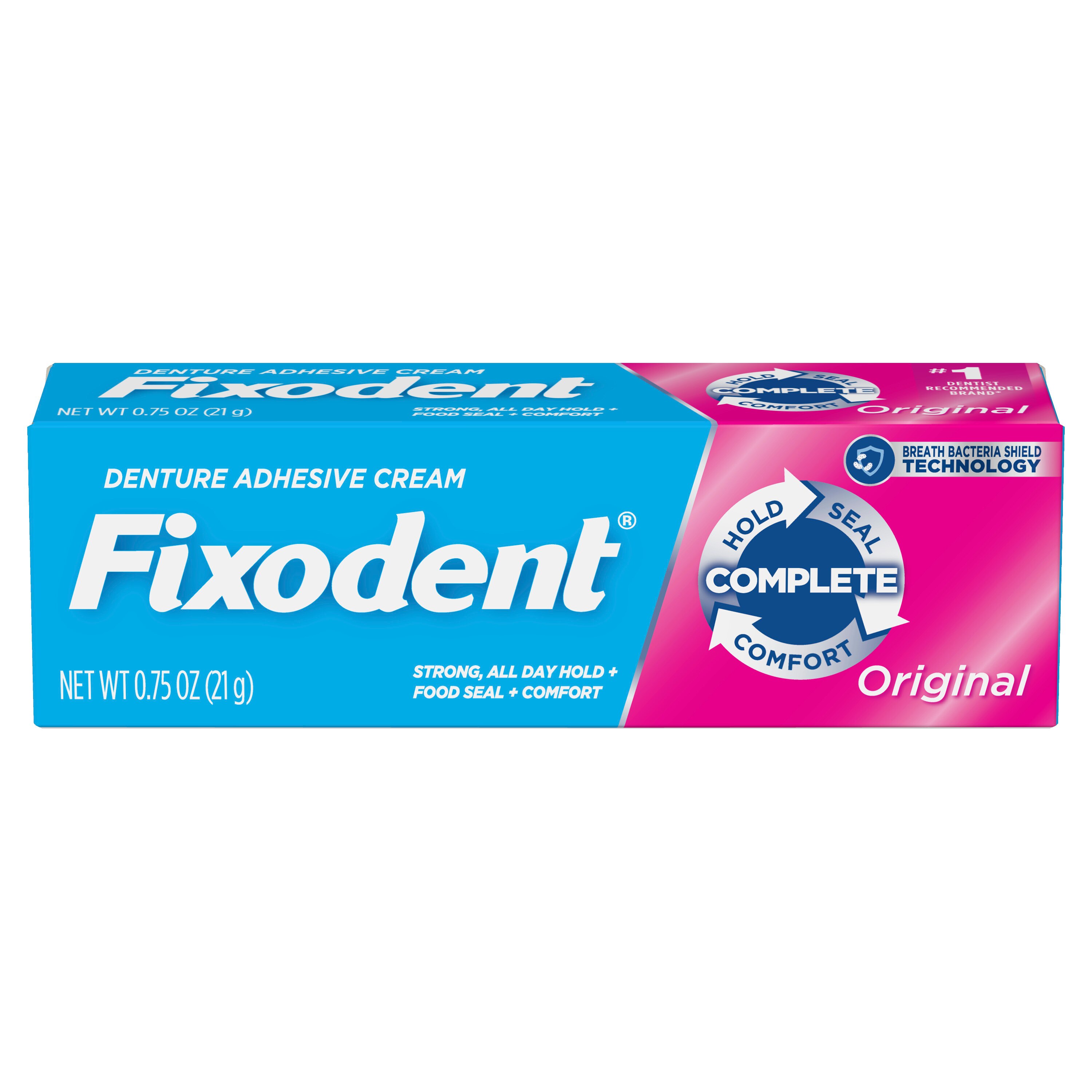 Fixodent Complete Denture Adhesive Cream, Original