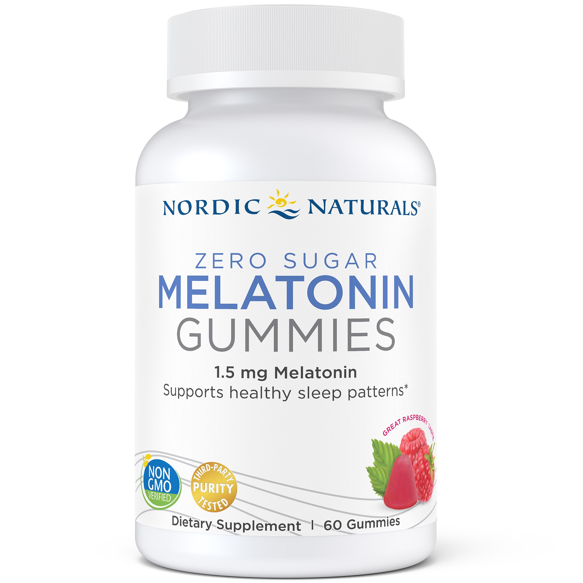 Nordic Naturals Zero Sugar Melatonin Gummies, 60 CT