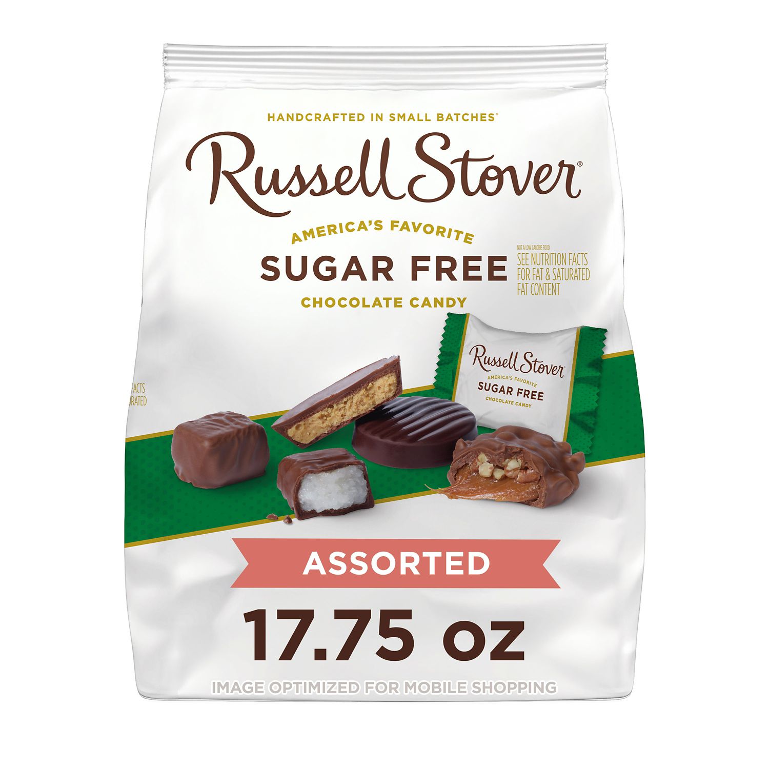 Russell Stover Sugar Free Assorted Chocolate Candy, 17.75 oz