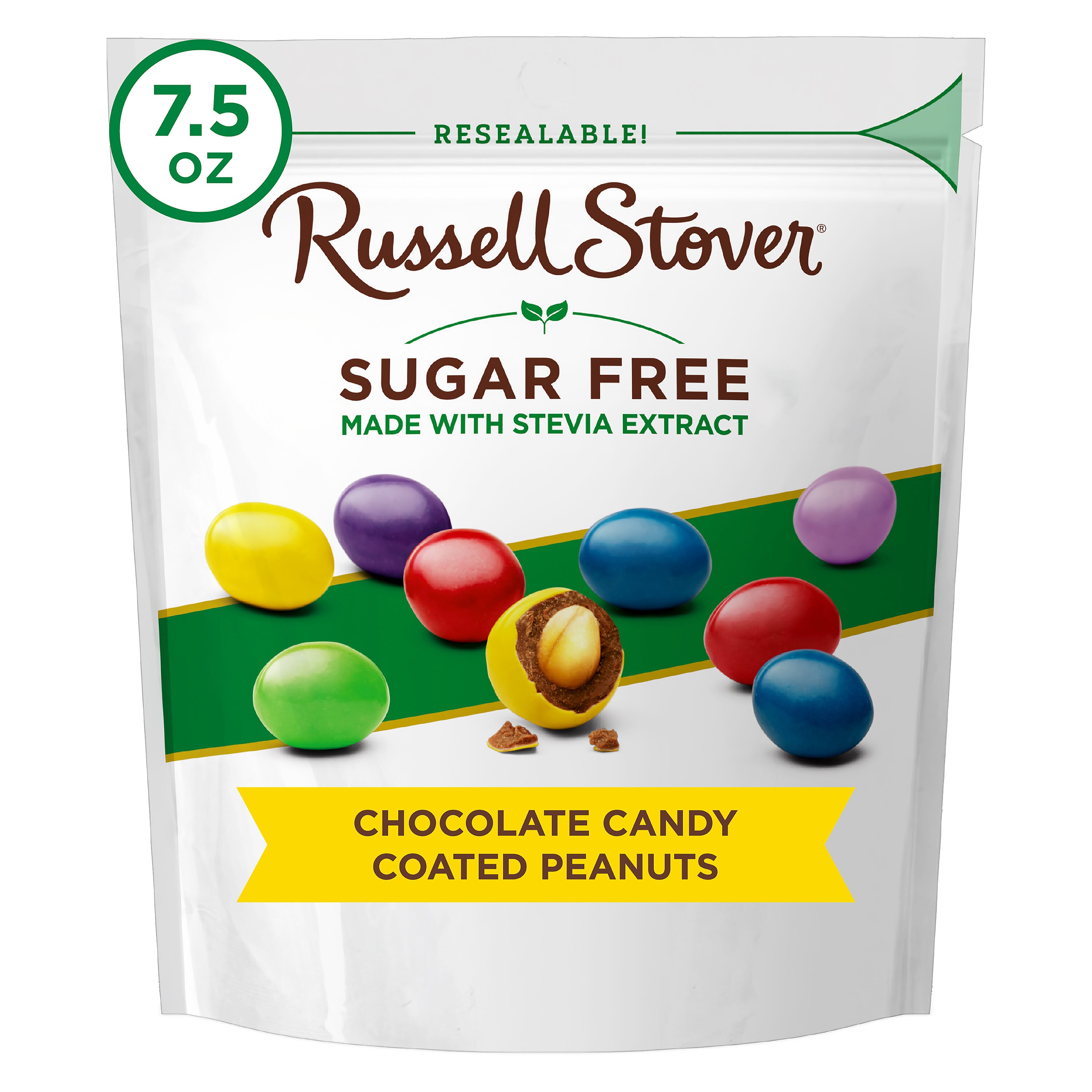 Russell Stover, Sugar Free Chocolate Candy Gems, 7.5 Oz