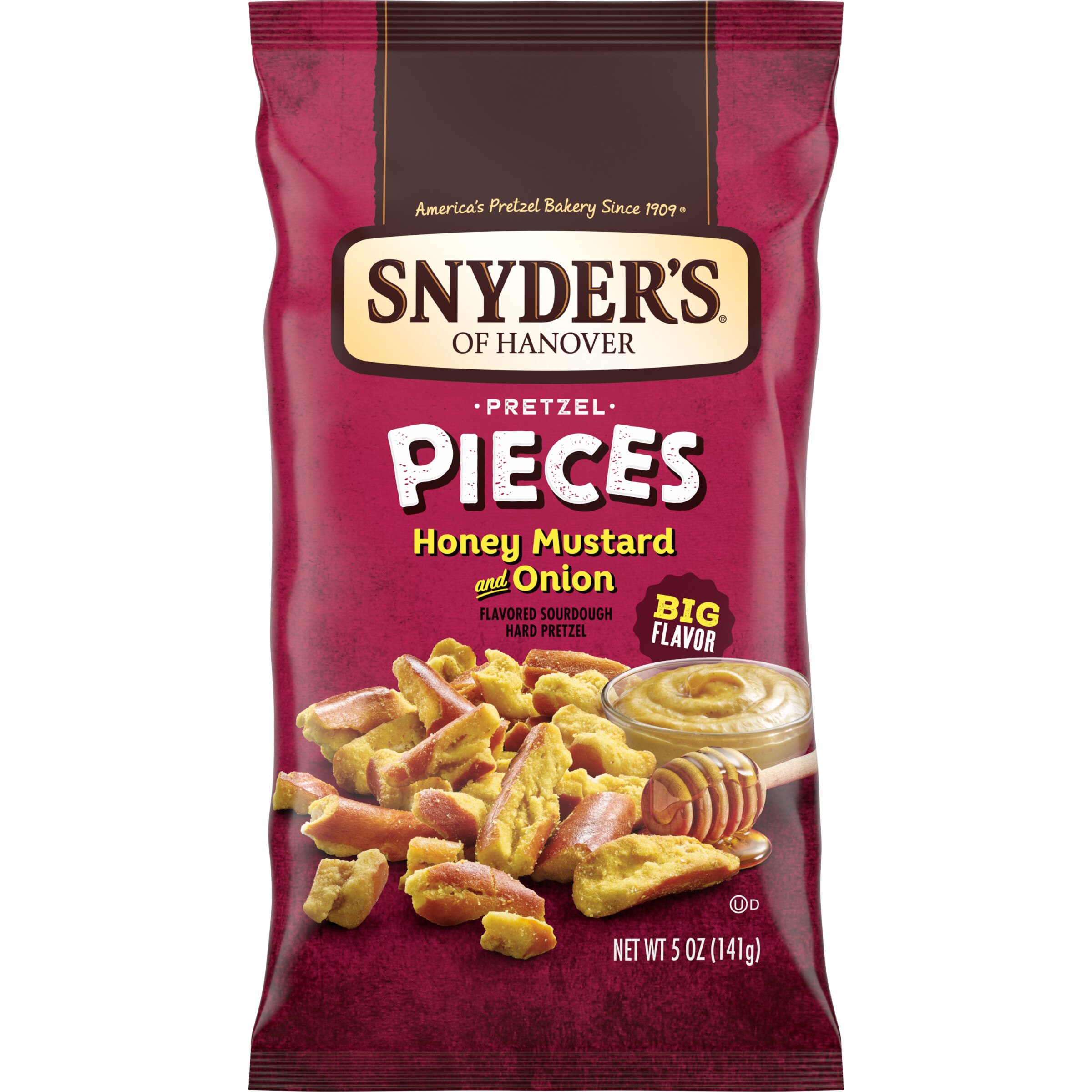 Snyder's of Hanover Honey Mustard & Onion Pretzel Pieces, 5 oz