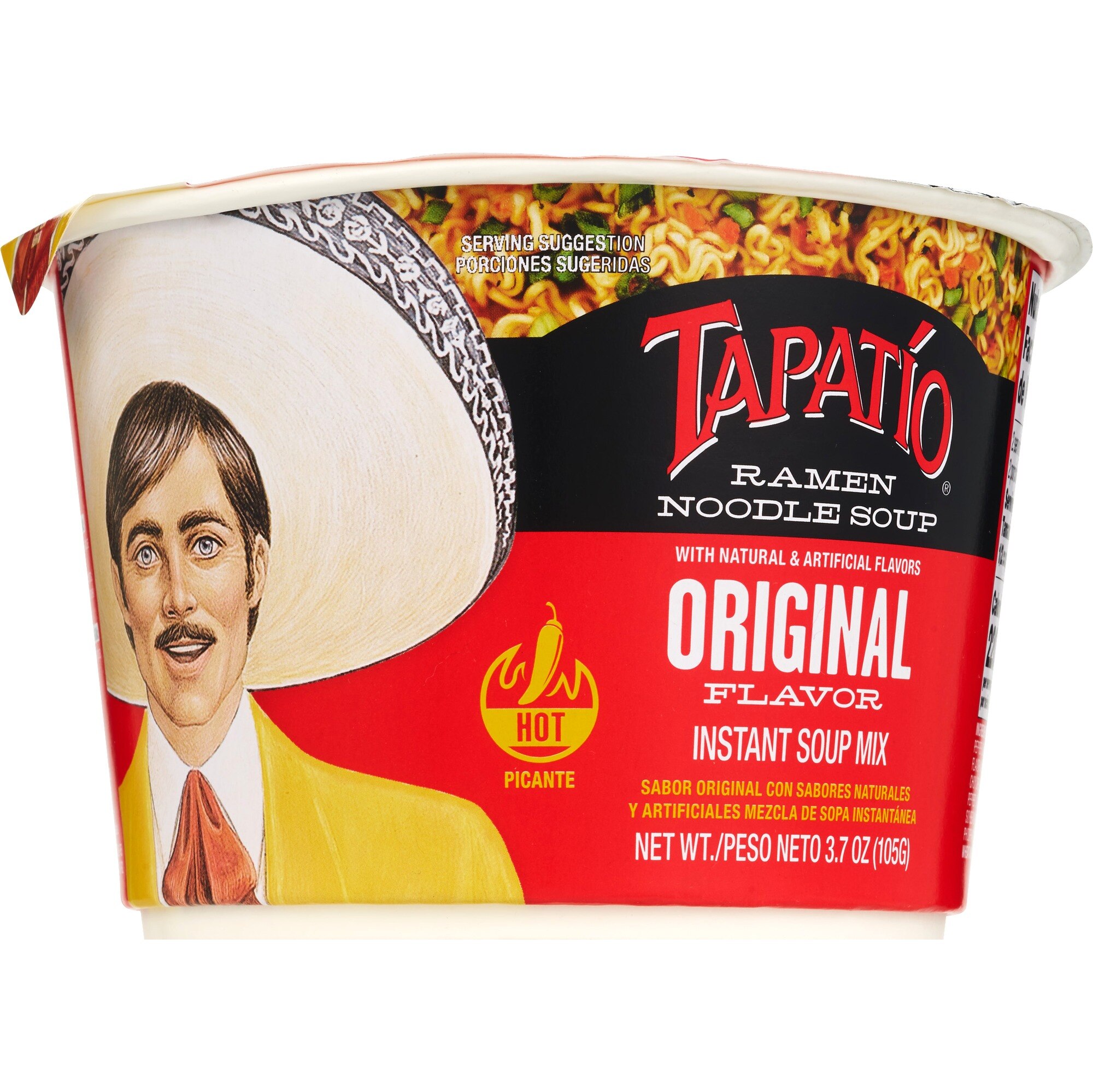 Tapatio Ramen Bowl, Original, 3.8 OZ