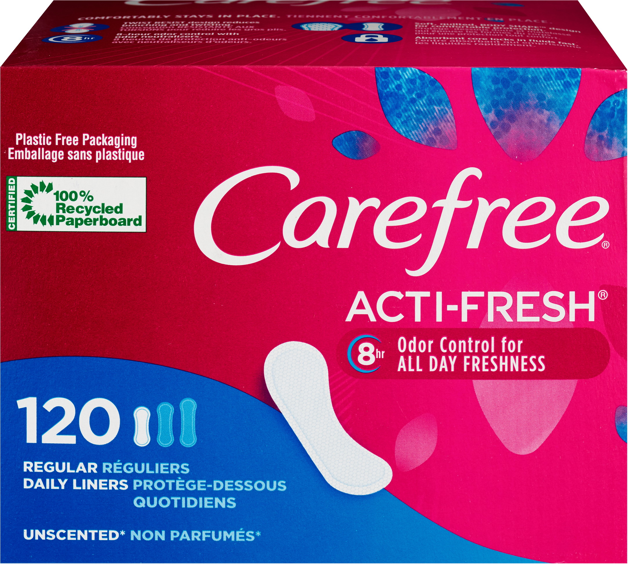 Carefree Acti-Fresh Pantiliners, Regular