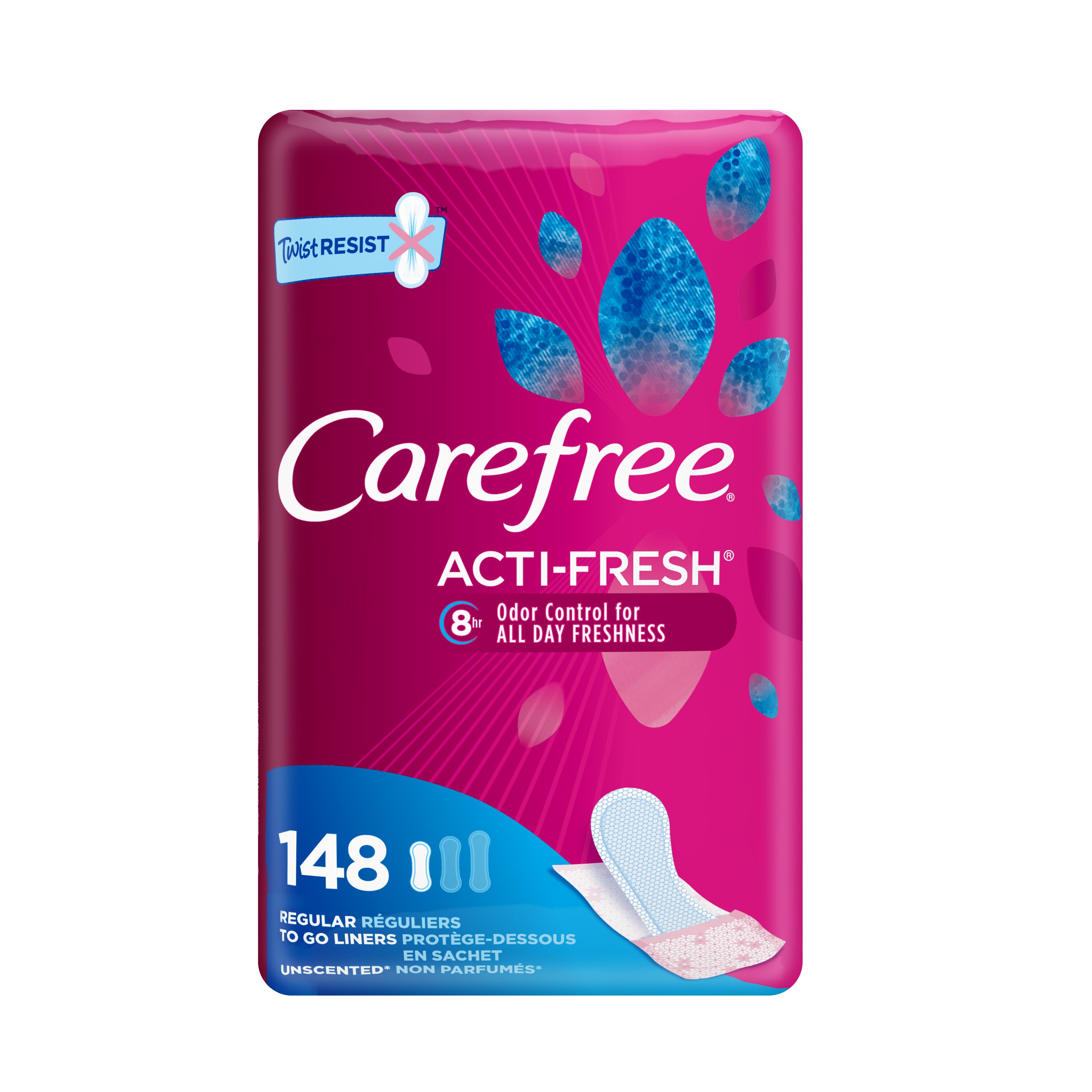 Carefree Acti-Fresh Pantiliners, Regular