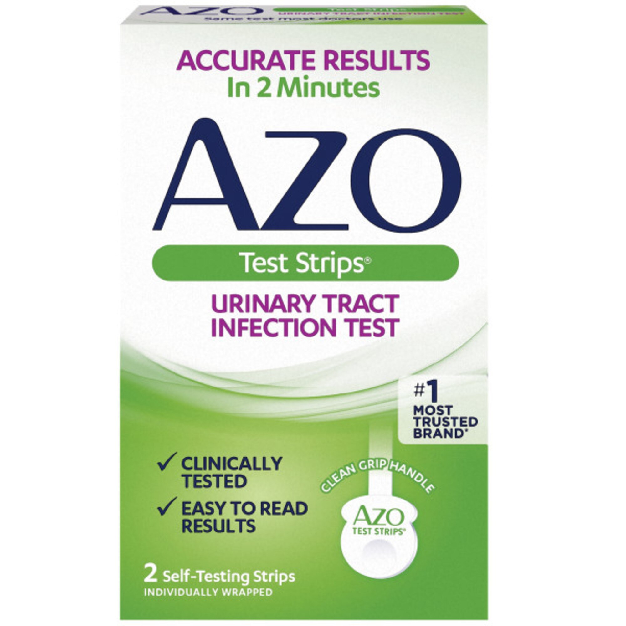 AZO Urinary Tract Infection (UTI) Test Strips, 2 CT