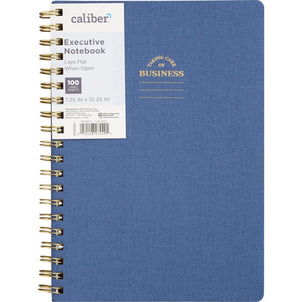 Caliber Executive Notebook, 200 Sheets, Assorted