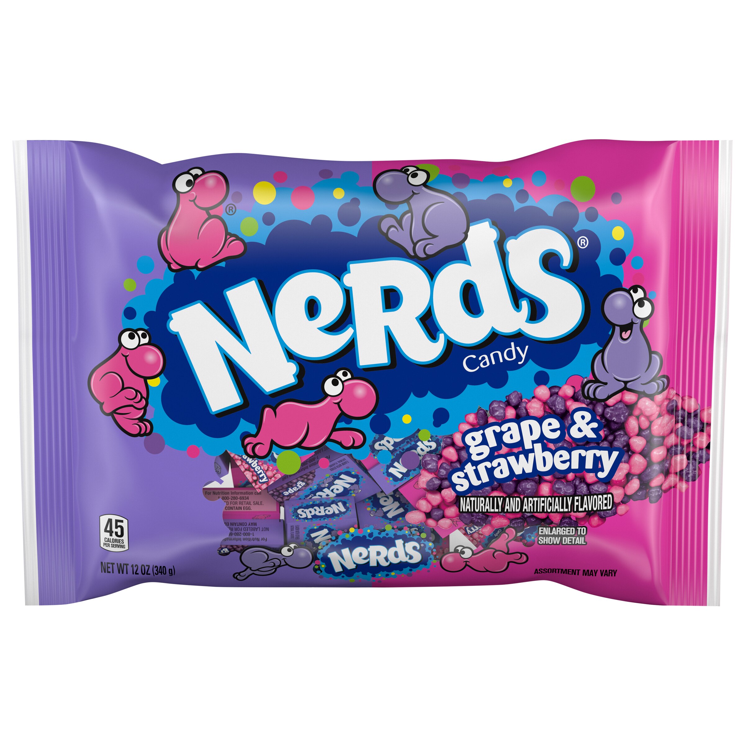 Nerds, Grape & Strawberry Laydown Bag, 12 oz