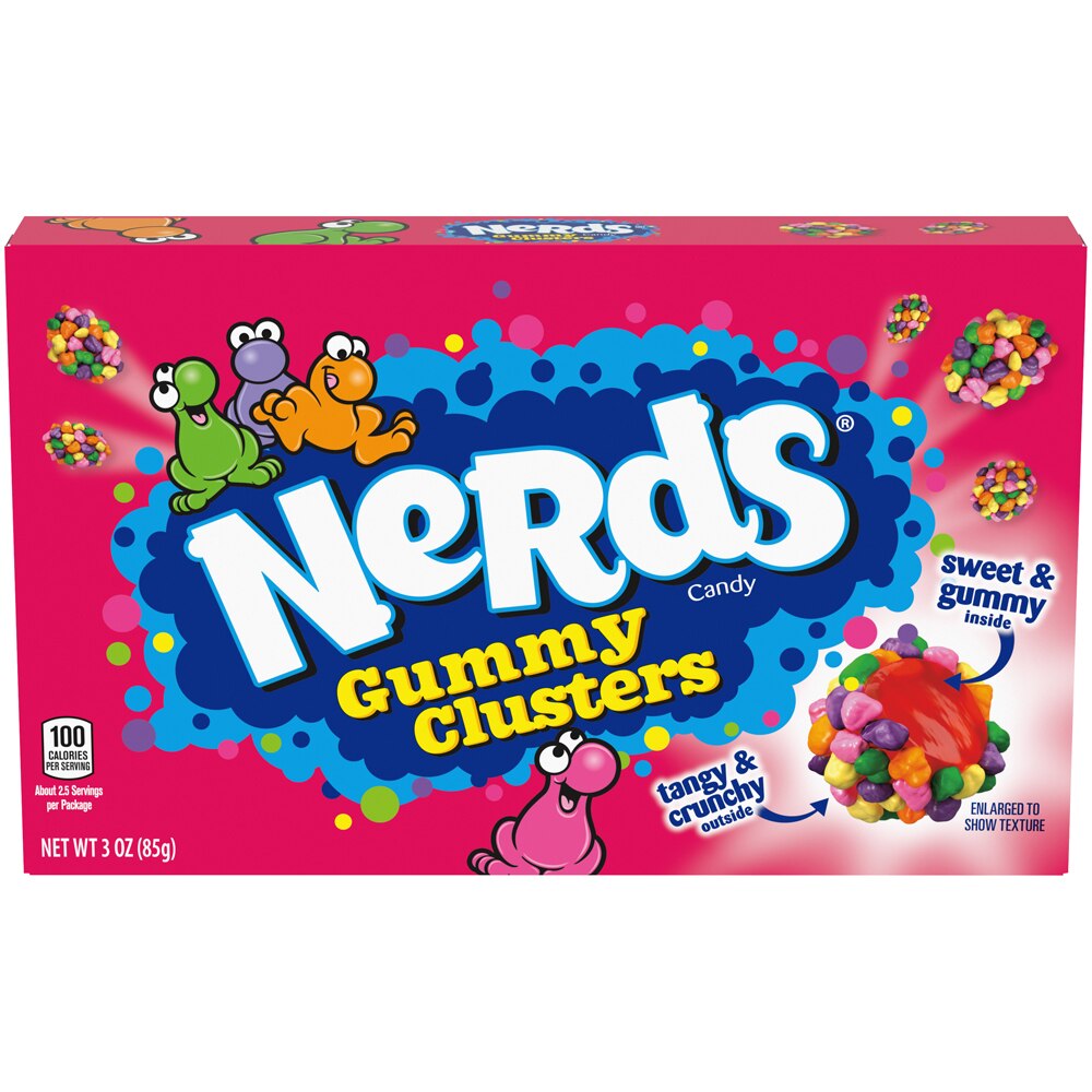 Nerds Gummy Clusters Candy, 3 oz