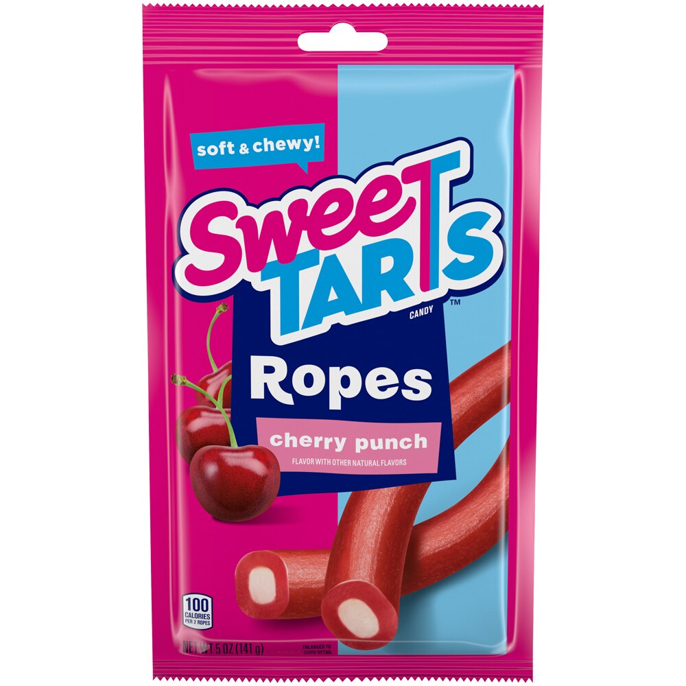 SweeTarts Soft & Chewy Ropes, Cherry Punch, 5 oz