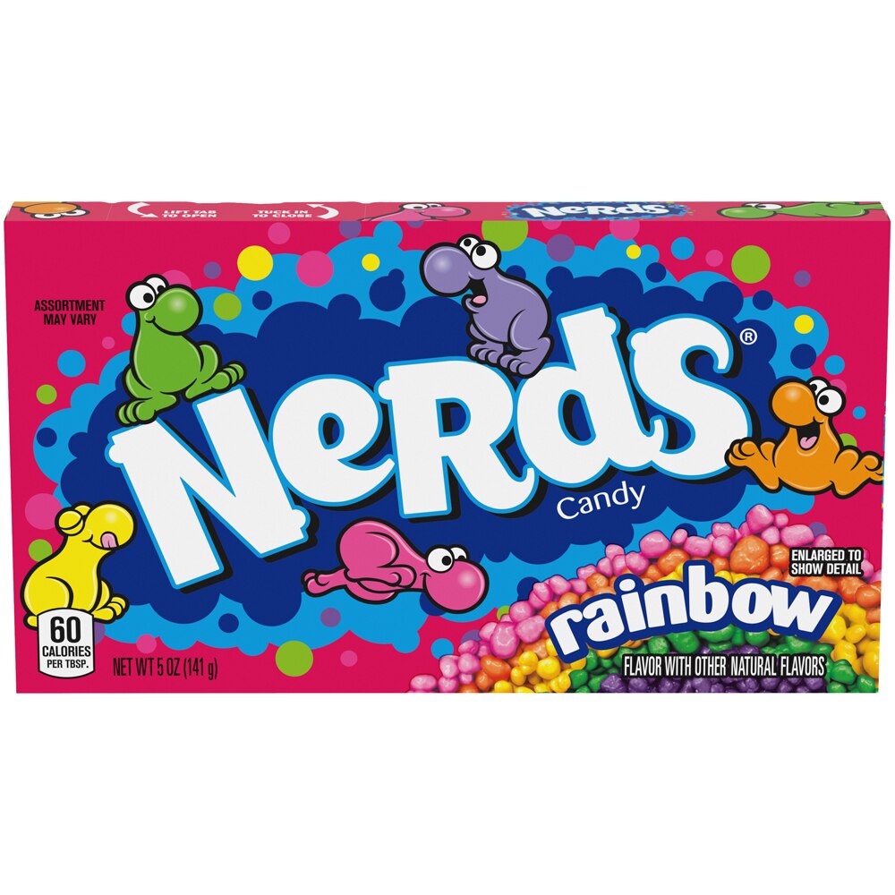 Wonka Rainbow Nerds Concession Box, 5 oz