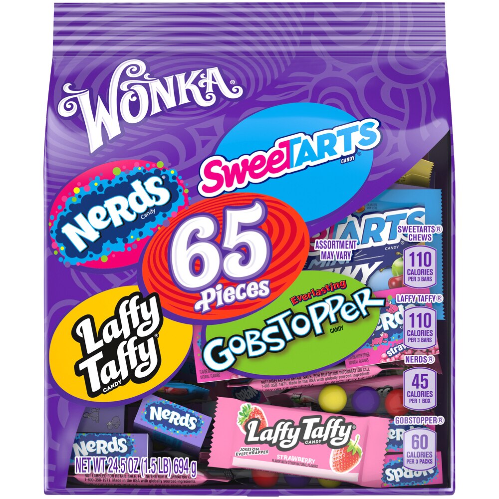 Nestle Wonka Candy Variety Pack, 65 CT