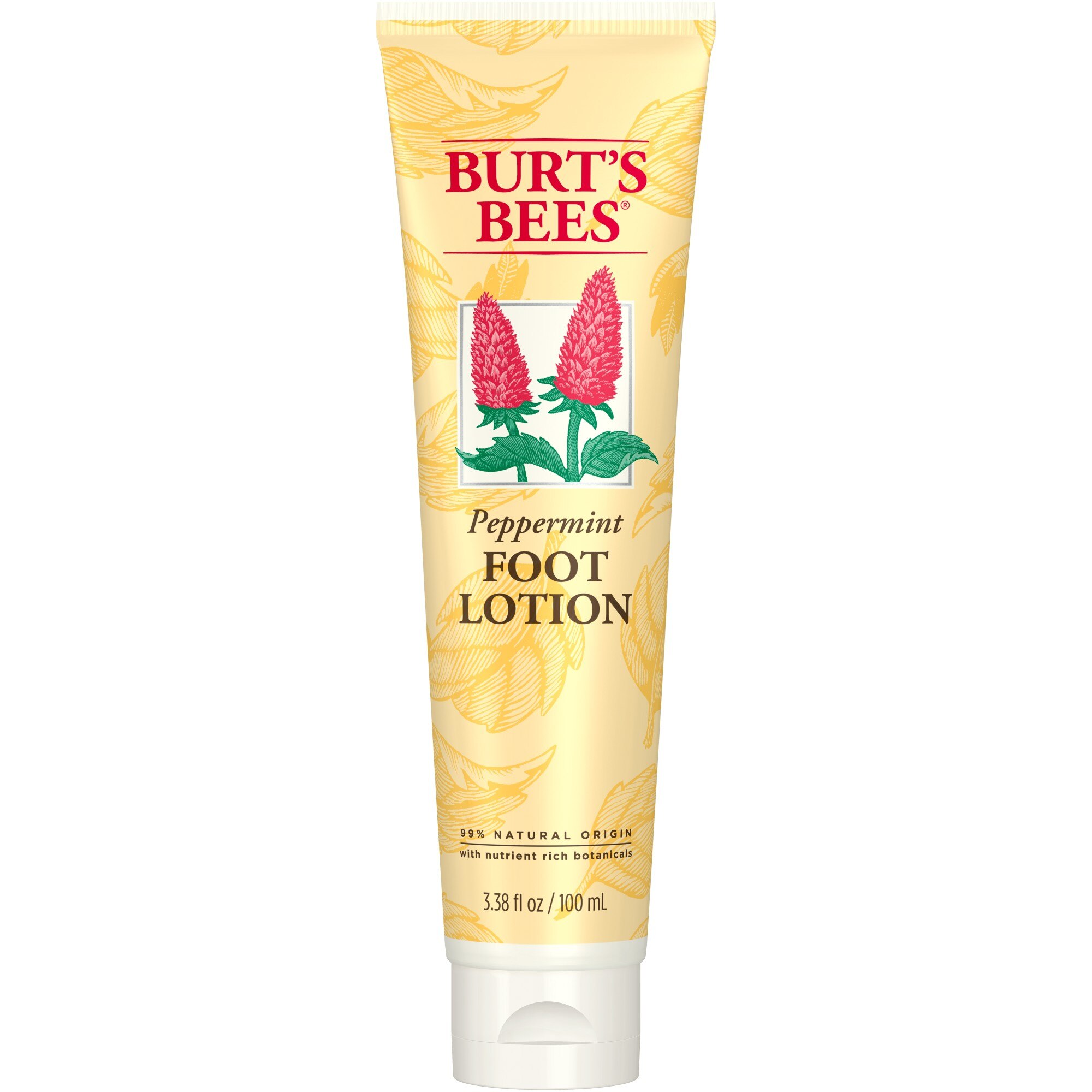 Burt's Bees Foot Lotion Peppermint, 3.38 OZ