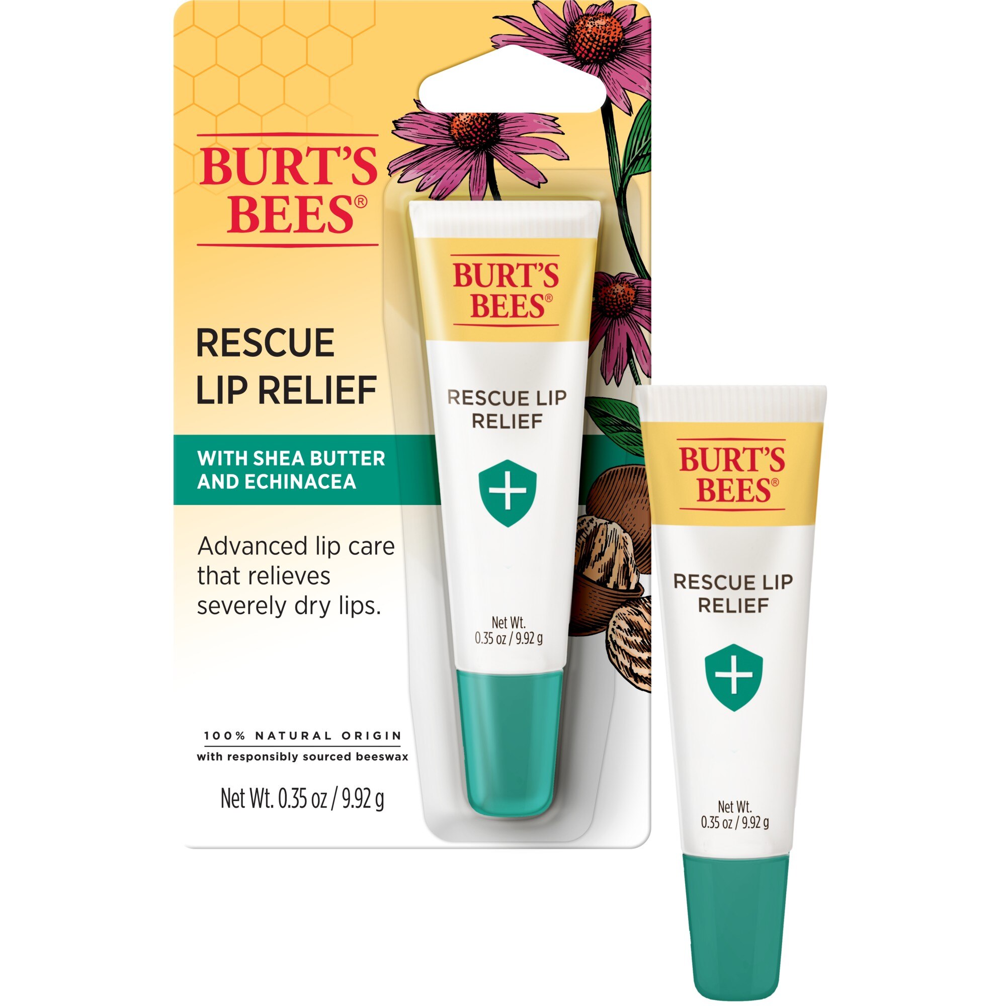 Burt's Bees Rescue Lip Relief, 0.35 OZ