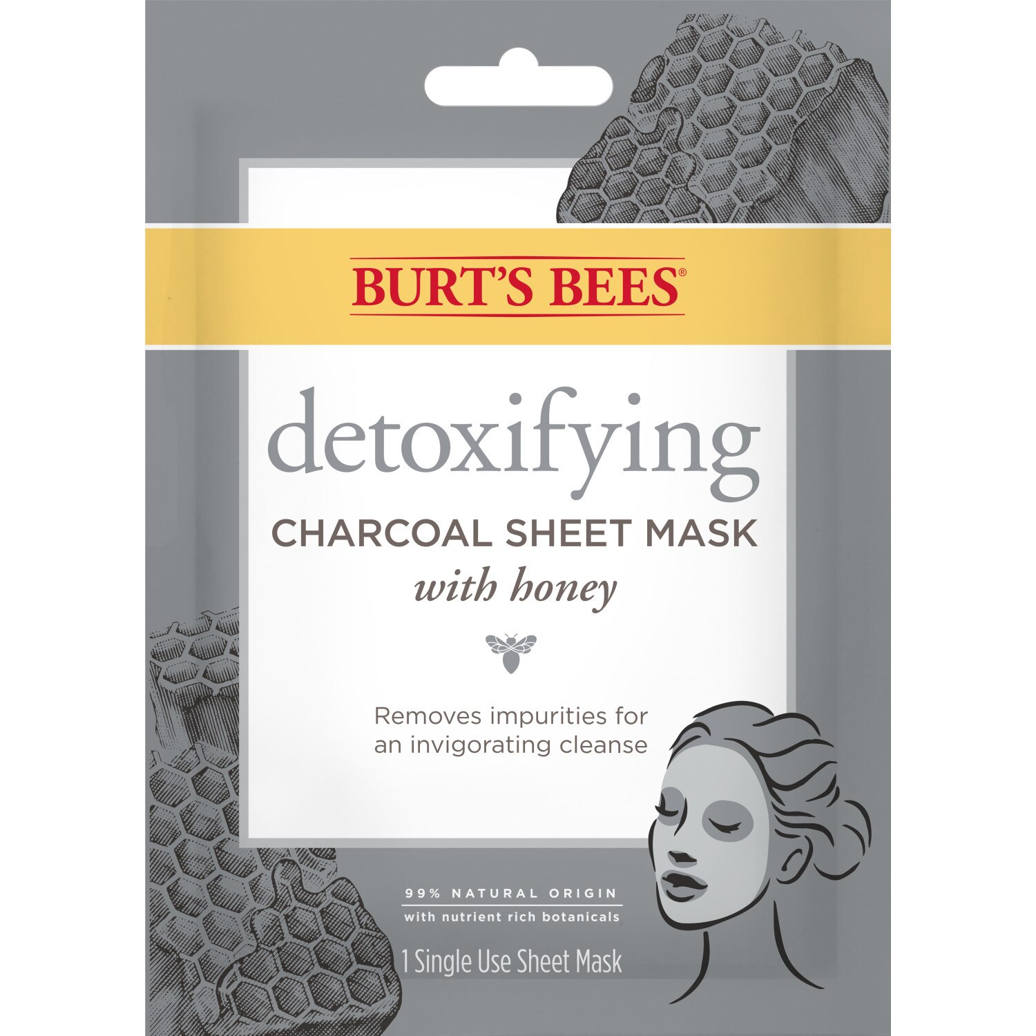 Burt's Bees Detoxifying Charcoal Sheet Mask