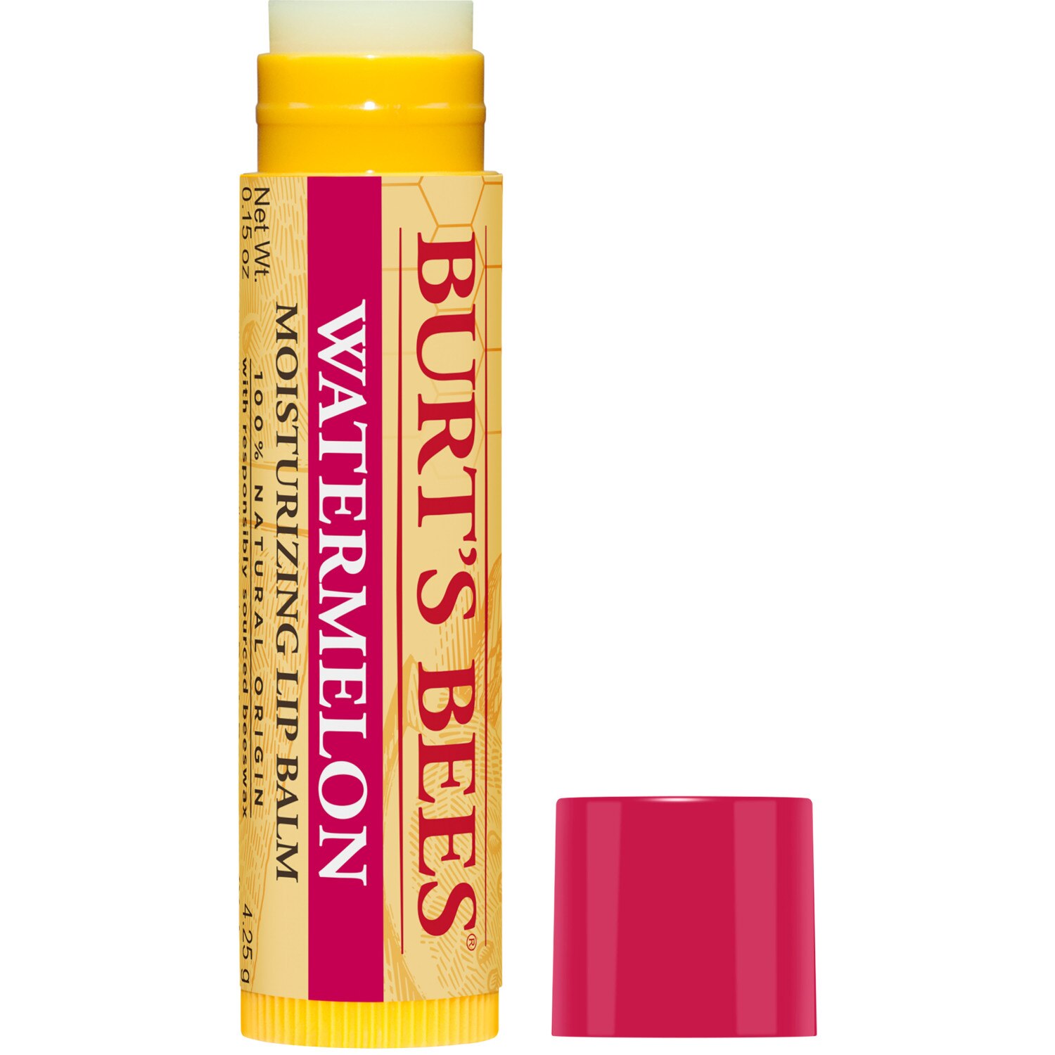 Burt's Bees 100% Natural Origin Moisturizing Lip Balm, Watermelon