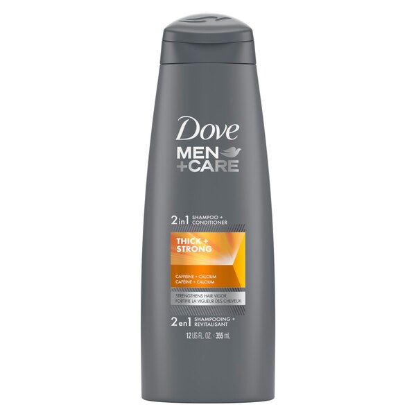 Dove Men+Care Thick & Strong 2-in-1 Shampoo & Conditioner, 12 OZ