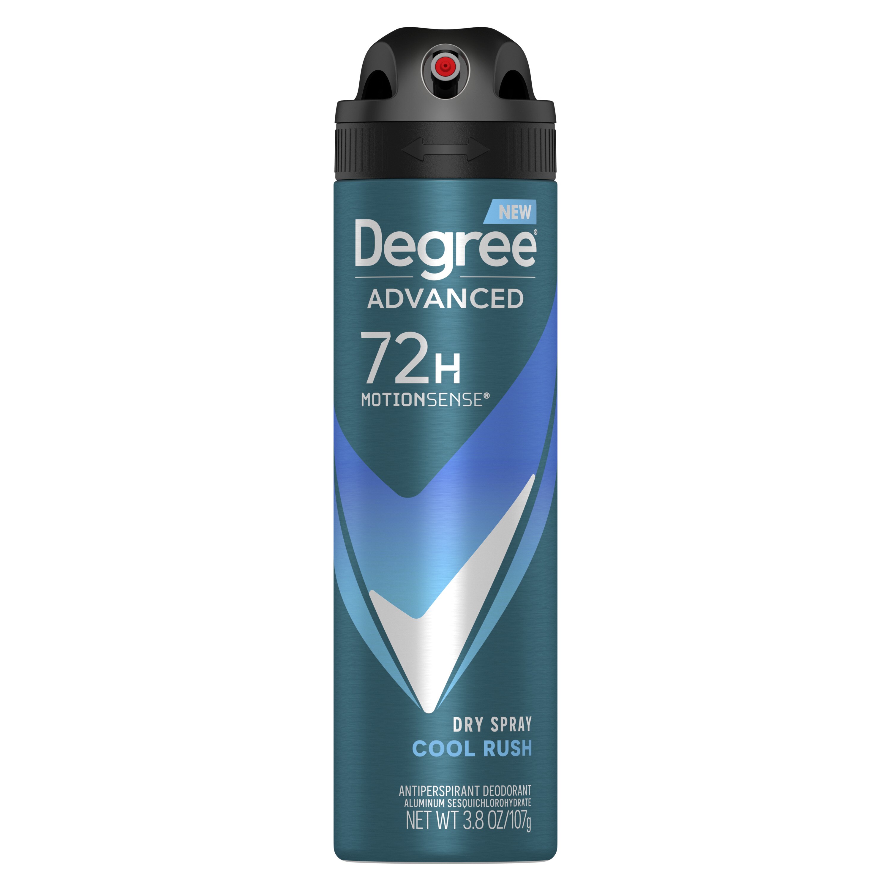 Degree Advanced 72-Hour Antiperspirant & Deodorant Dry Spray, Cool Rush