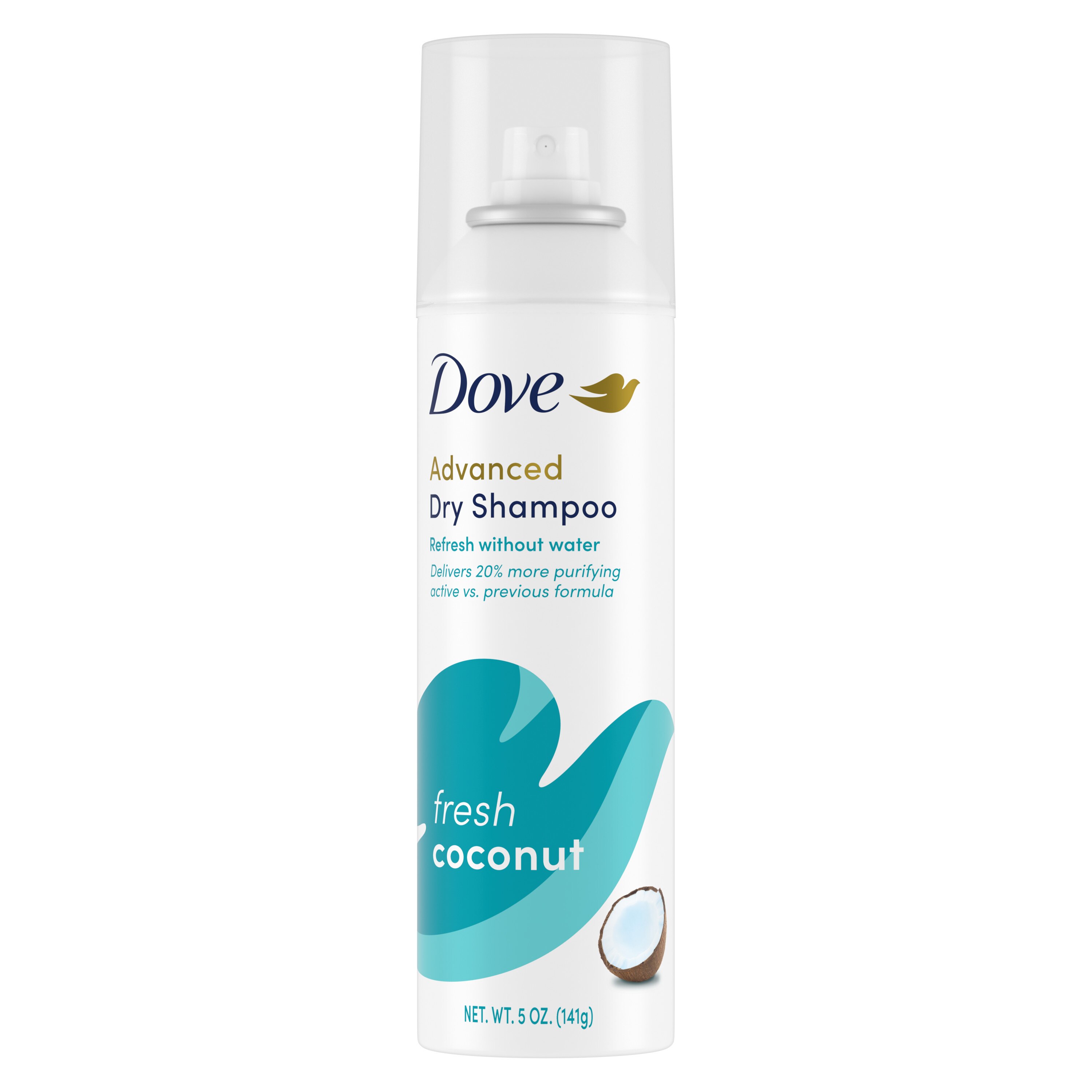 Dove Refresh + Care Dry Shampoo Fresh Coconut, 5 OZ