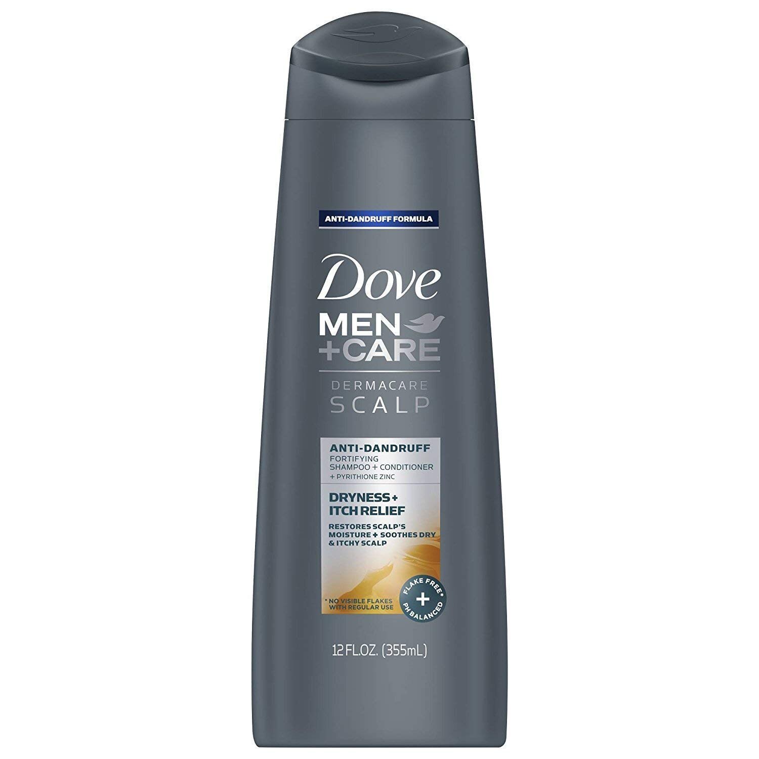 Dove Men+Care Dermacare Scalp Anti-Dandruff 2-in-1 Shampoo and Conditioner, 12 OZ