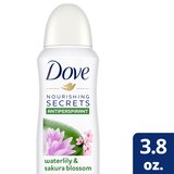 Dove Nourishing Secrets 48-Hour Antiperspirant Calming Ritual Dry Spray, Waterlily & Sakura Blossom, 3.8 OZ, thumbnail image 1 of 5