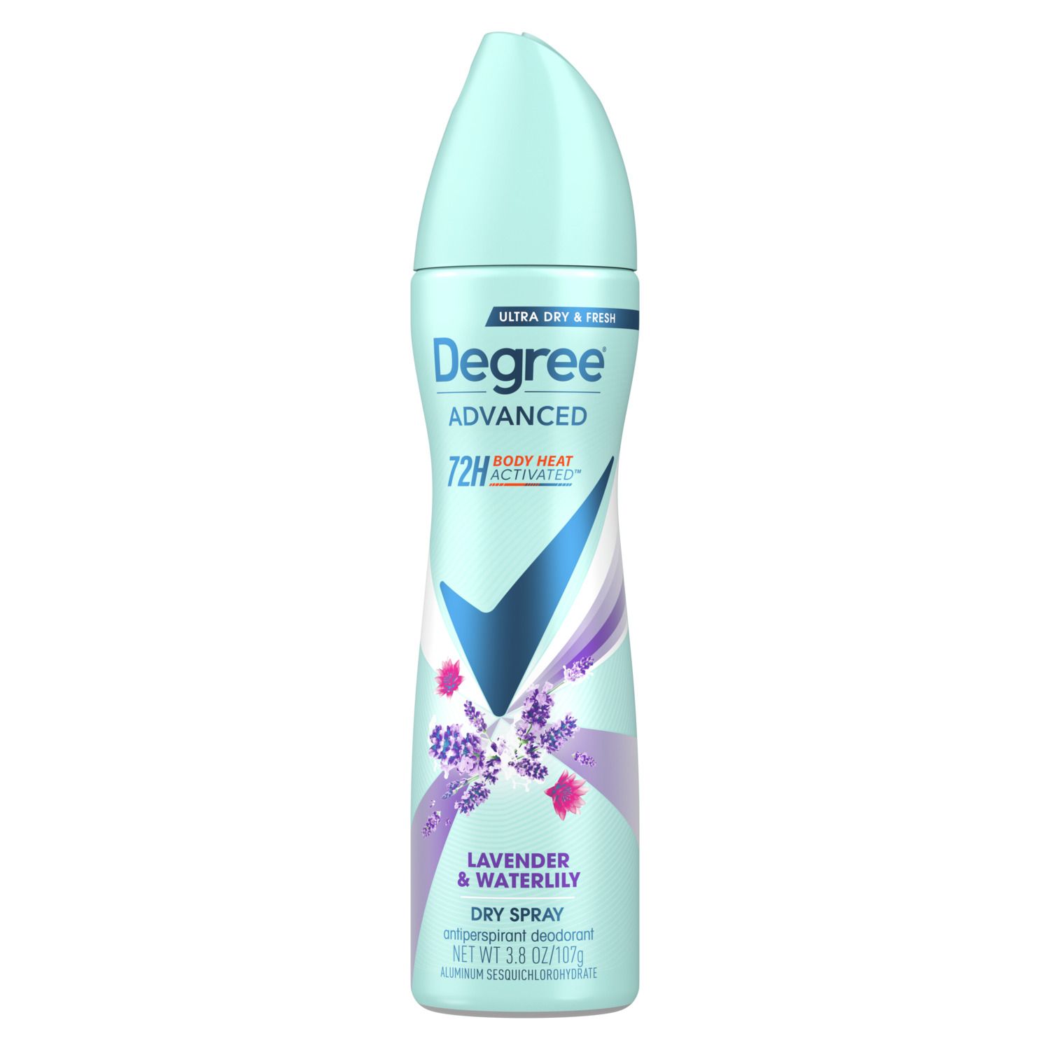 Degree Advanced 72-Hour Motionsense Antiperspirant & Deodorant Dry Spray, Lavender & Waterlily