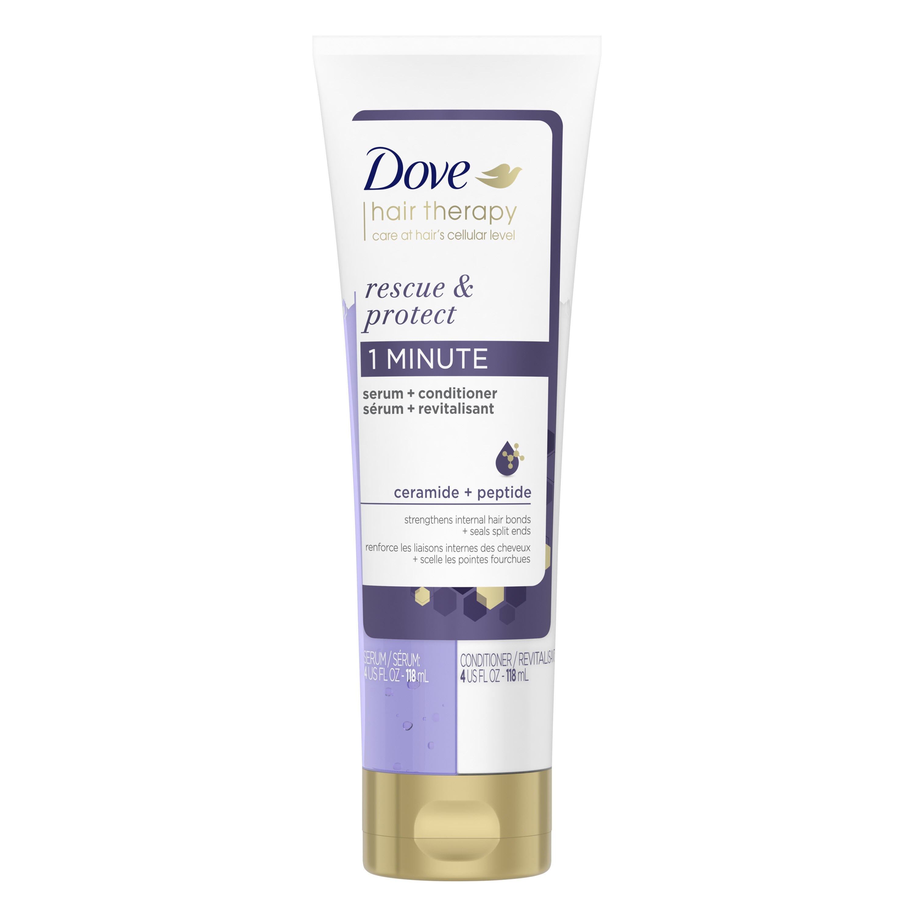 Dove Hair Therapy Rescue & Protect 1 Minute Serum & Conditioner