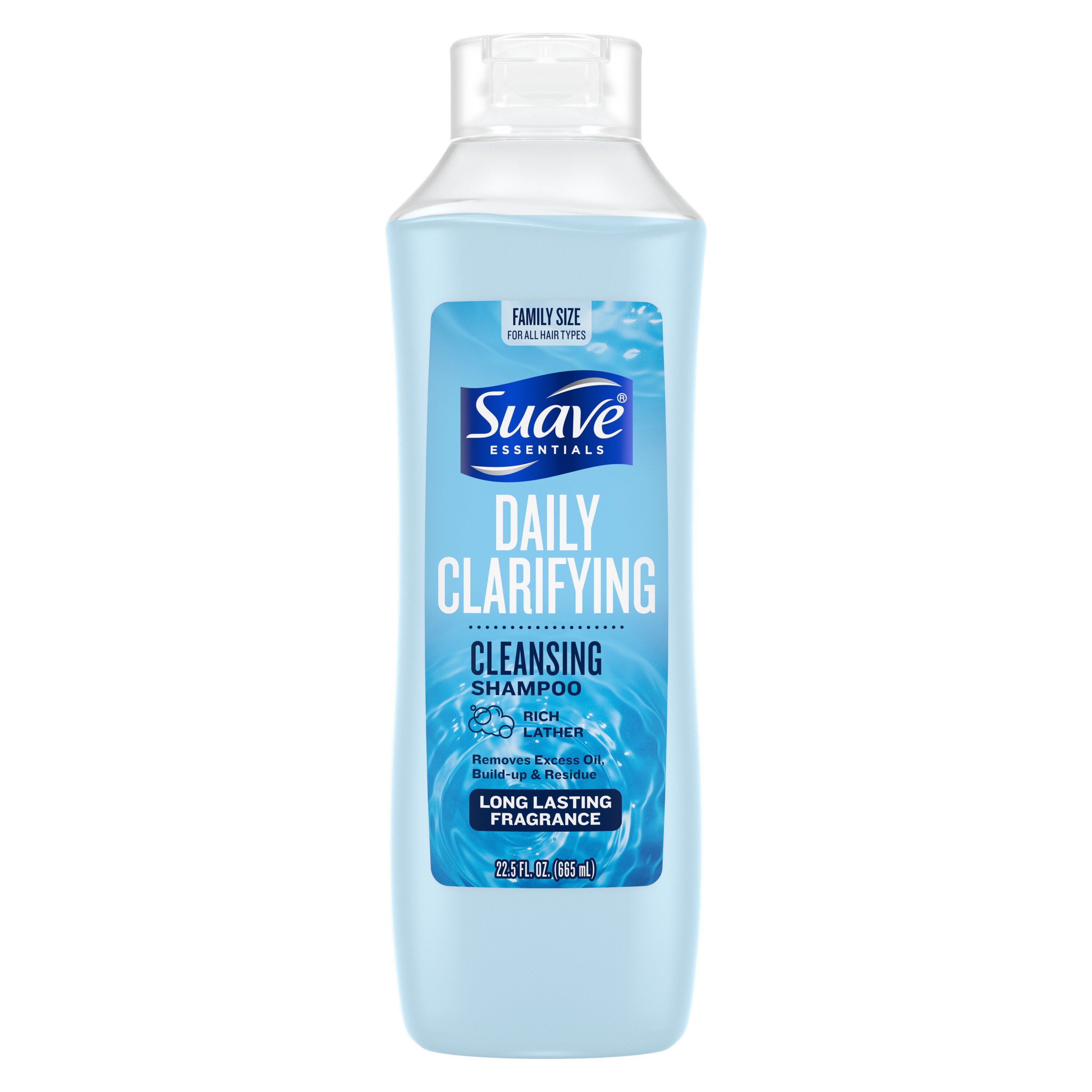 Suave Essentials Daily Clarifying Shampoo, 22.5 oz
