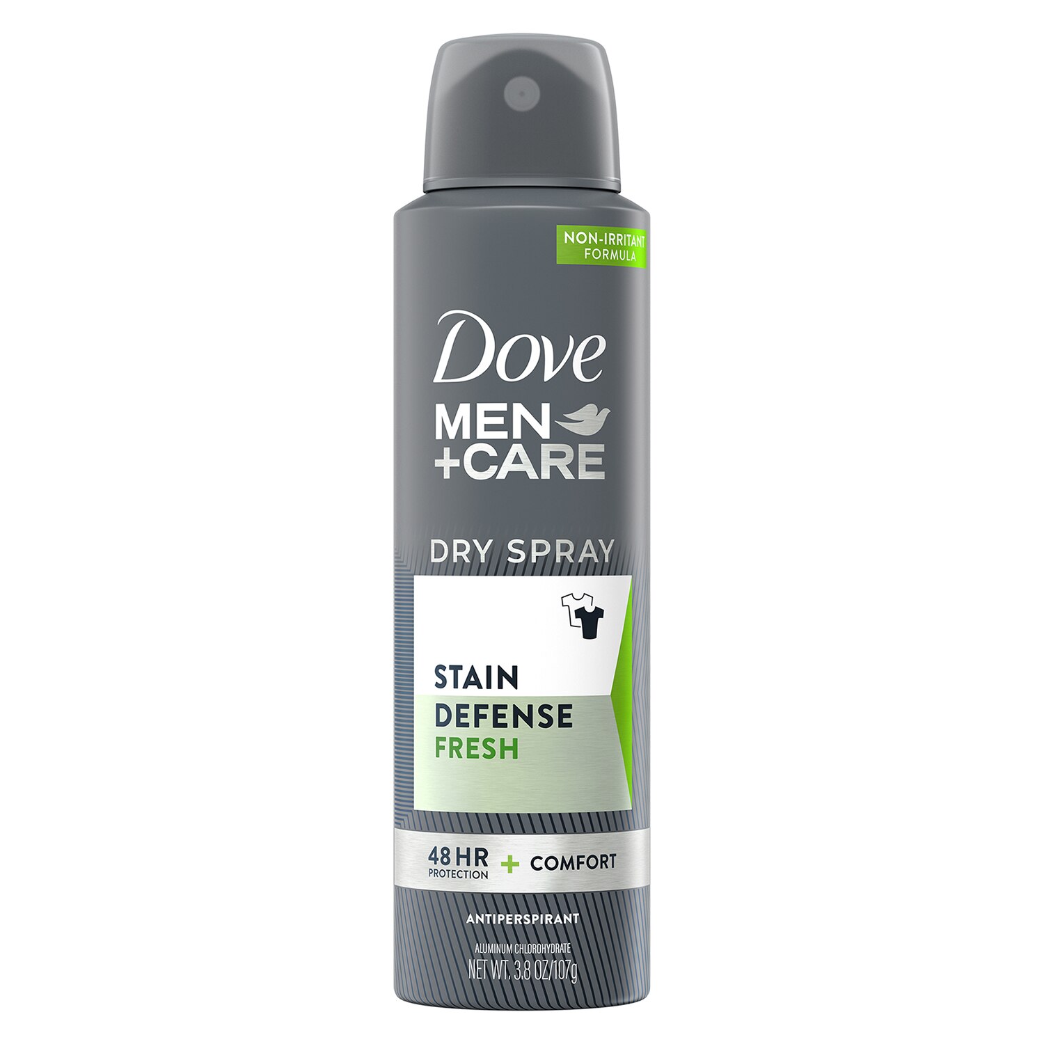 Dove Men+Care Stain Defense Fresh Antiperspirant Dry Spray, 3.8 OZ