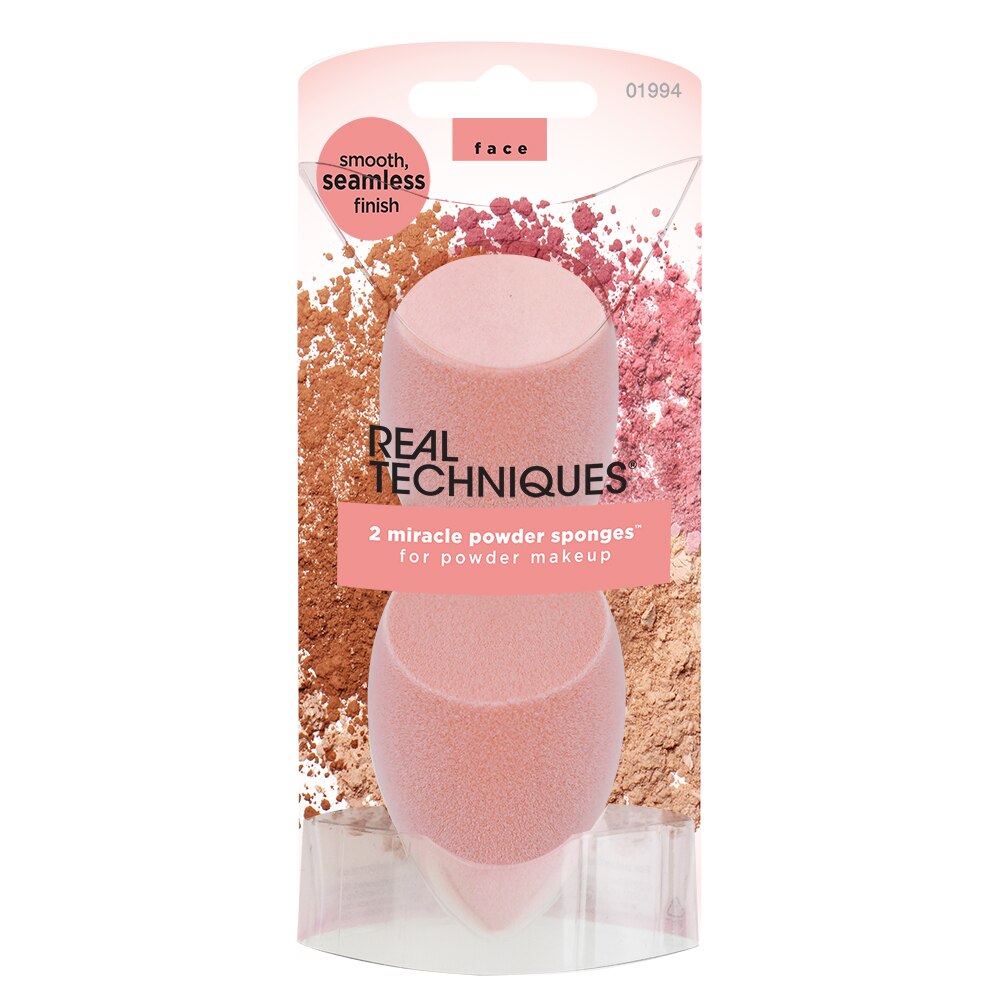 Real Techniques Miracle Powder Sponges, 2CT