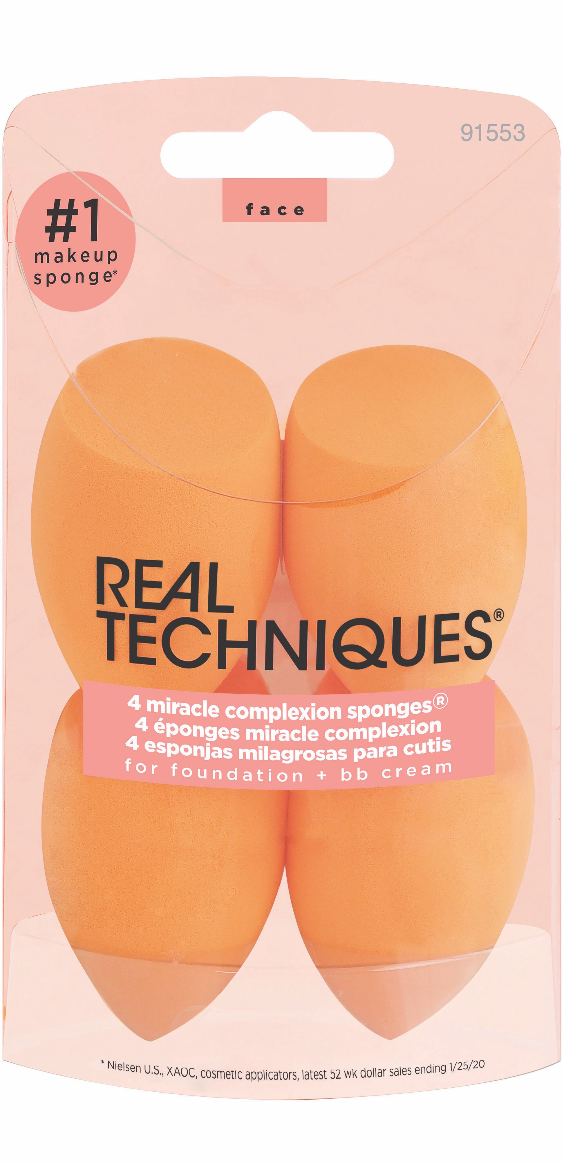 Real Techniques Miracle Sponges, 4CT