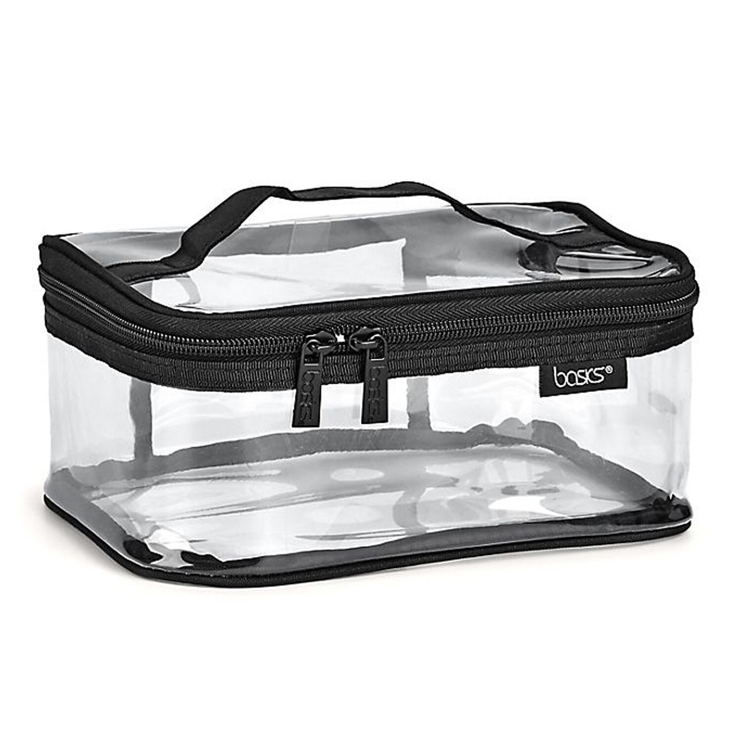 Basics PVC Train Case, Clear