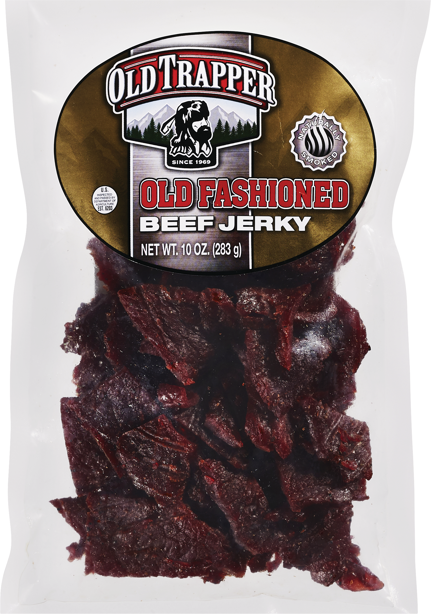 Old Trapper Old Fashioned Beef Jerky, 10 oz