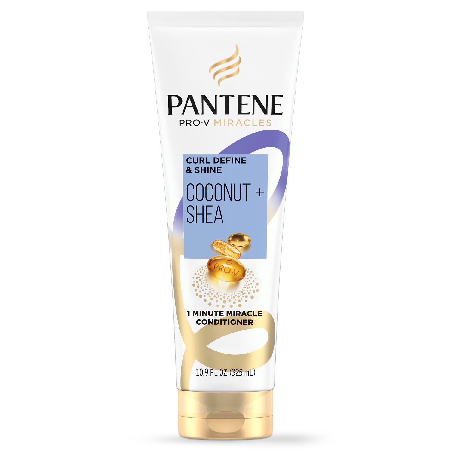 Pantene Pro-V Curl Define & Shine Coconut & Shea Conditioner, 10.9 OZ