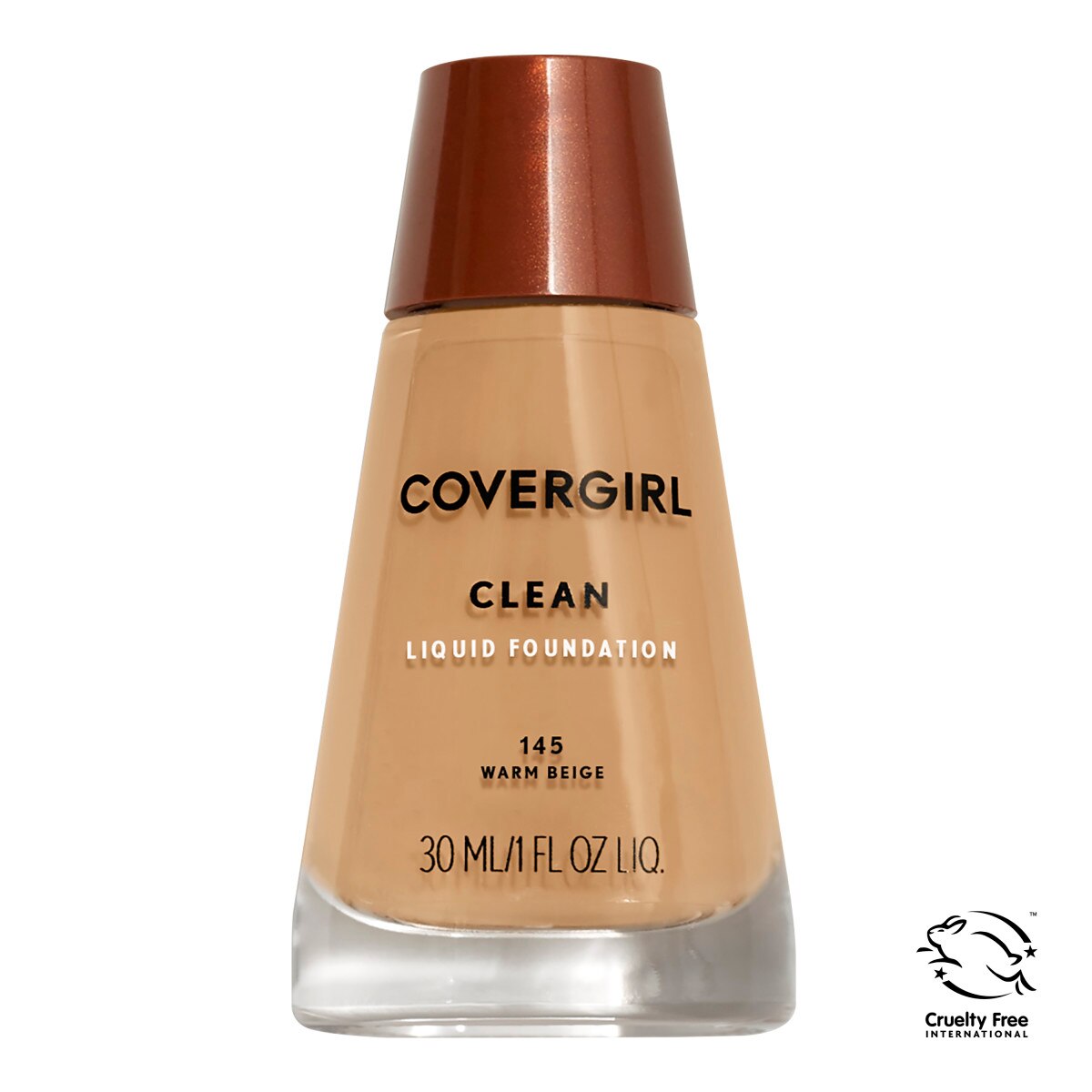 CoverGirl Clean Liquid Makeup, Warm Beige 145