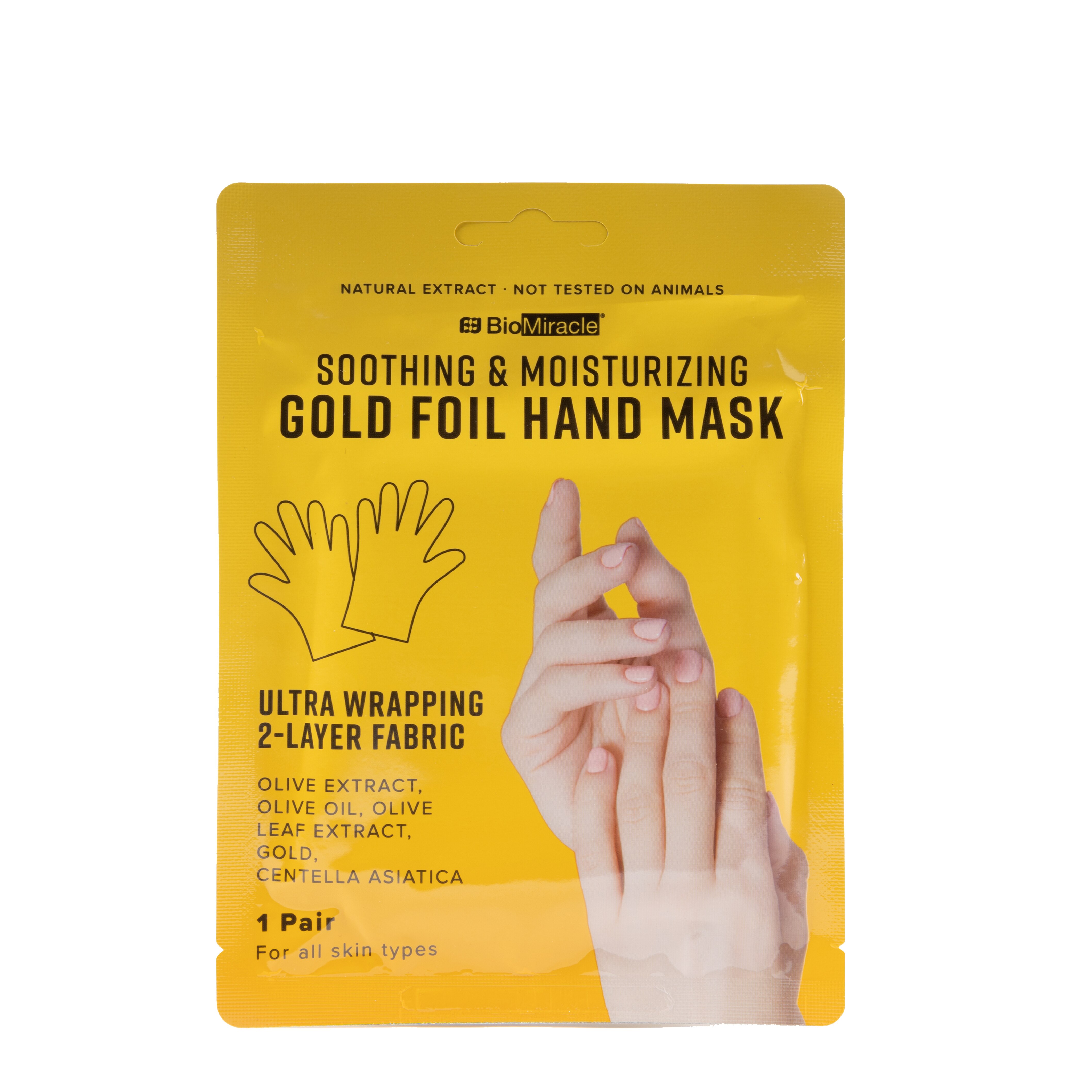 BioMiracle Soothing & Moisturizing Gold Foil Hand Mask
