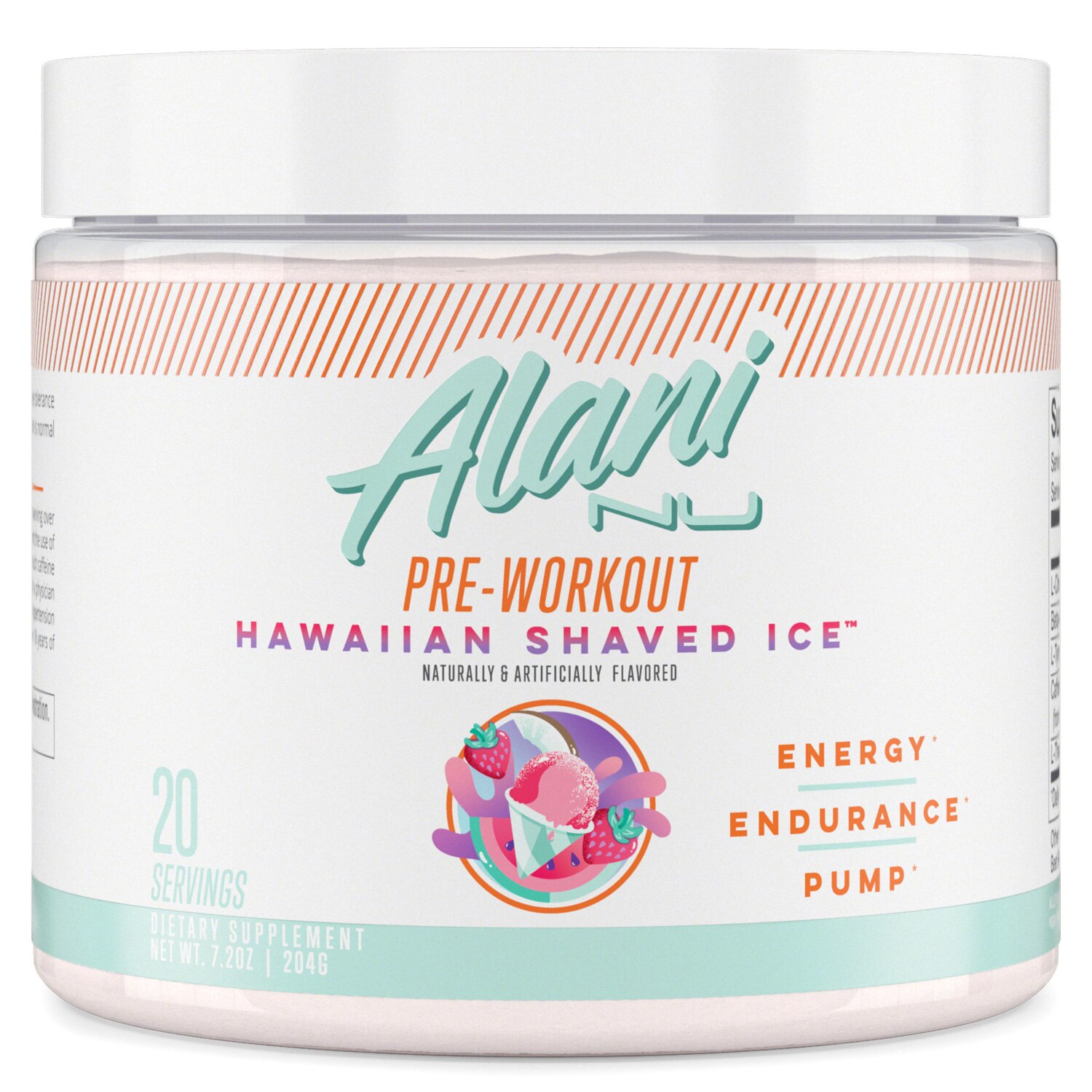 Alani Nu Pre-Workout, 20 Servings, 6.8 OZ