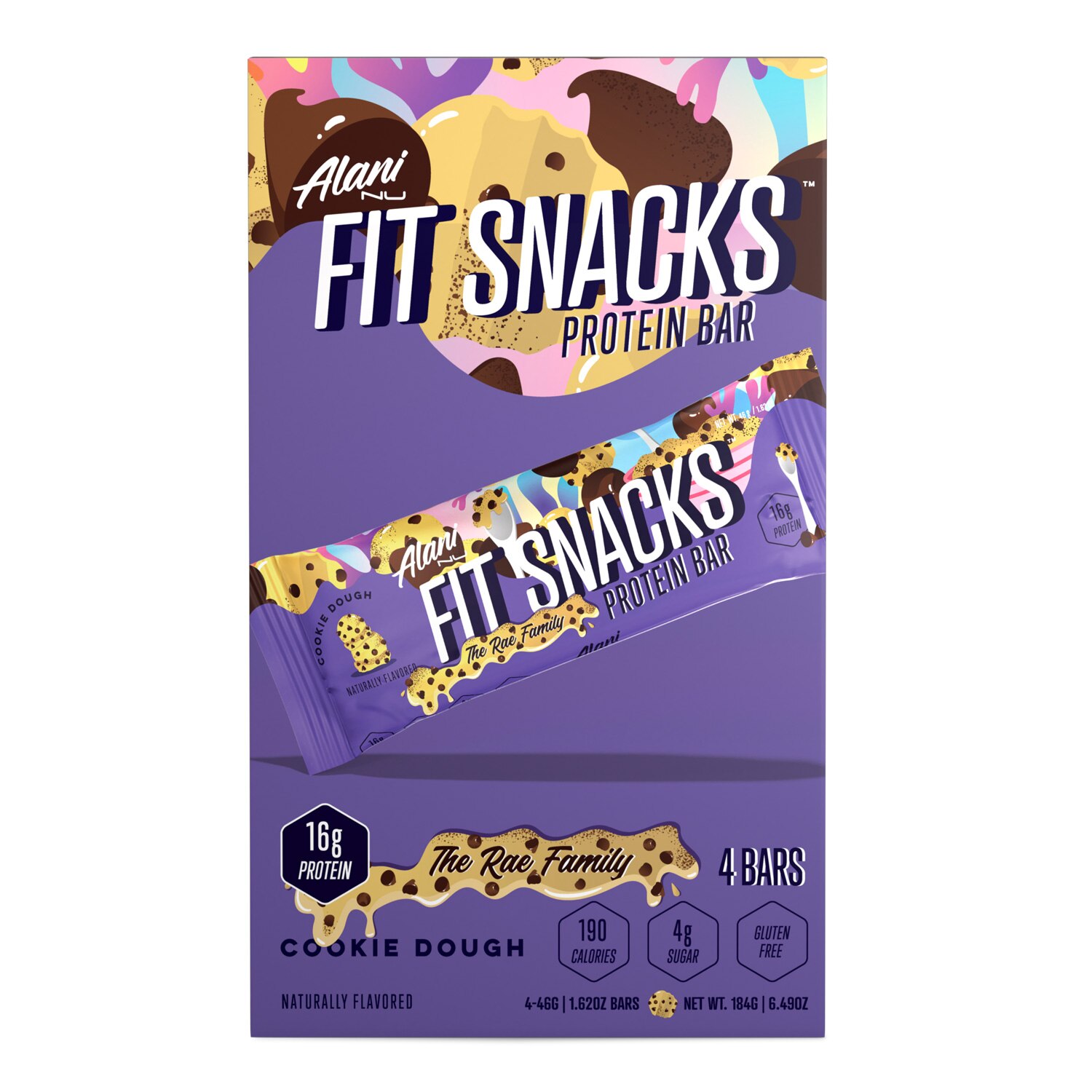 Alani Nu Fit Snacks Protein Bars, 4 CT