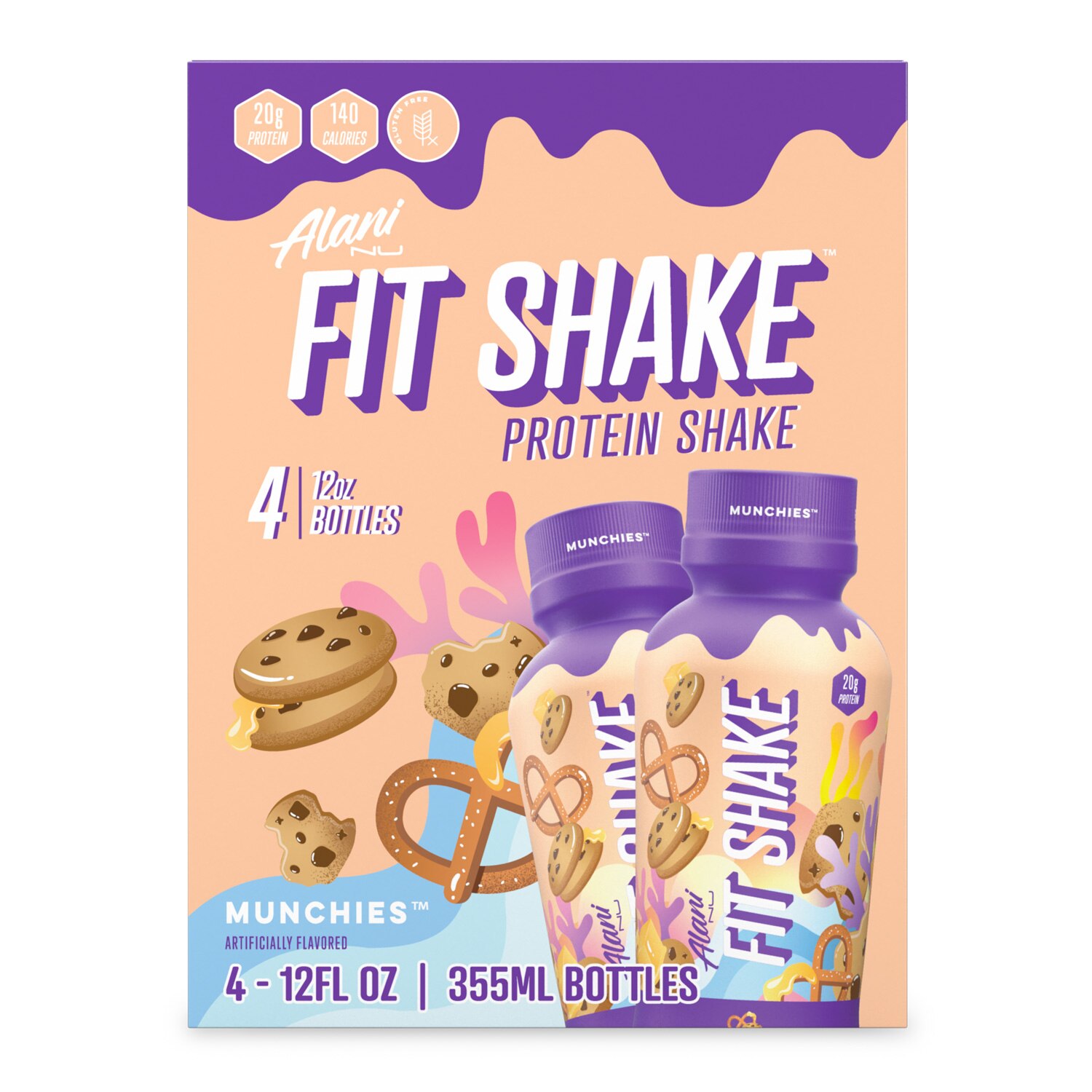 Alani Nu Fit Shake Protein Shake - 12 fl oz Bottle, 4 Pack