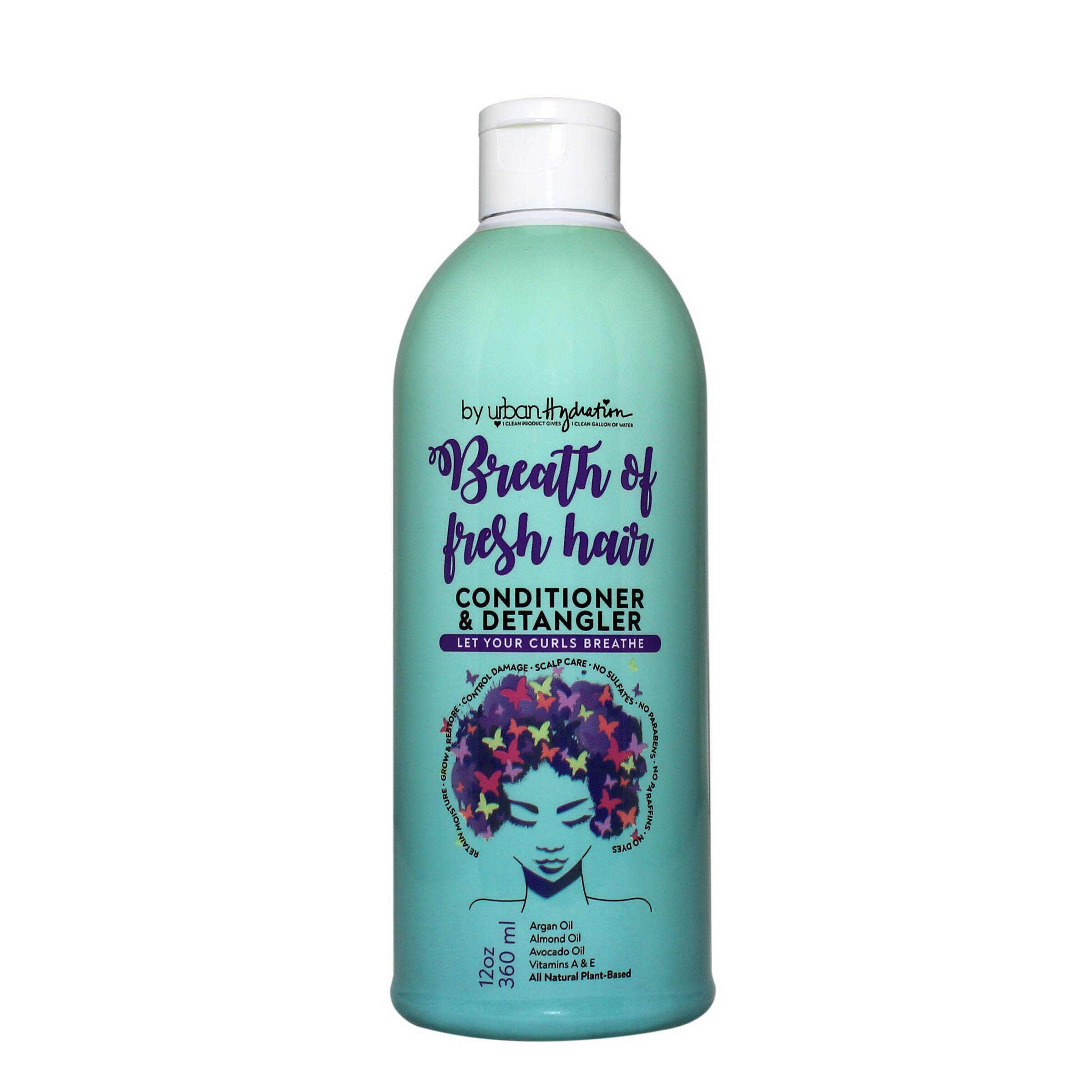 Breath of Fresh Hair by Urban Hydration Conditioner & Detangler, 12 OZ