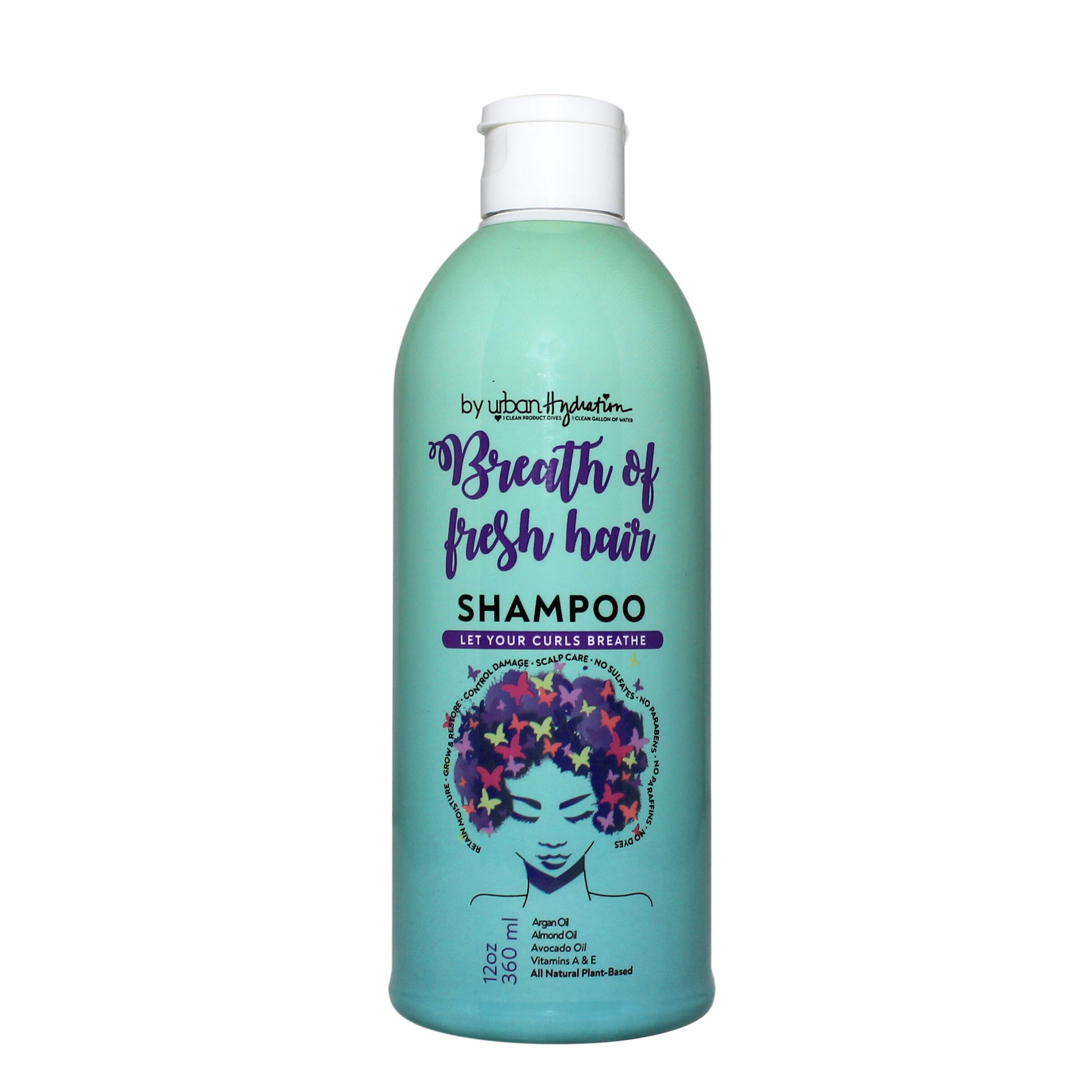 Breath of Fresh Hair by Urban Hydration Shampoo, 12 OZ