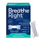 Breathe Right Extra Strength Nasal Strips, Clear, thumbnail image 1 of 6