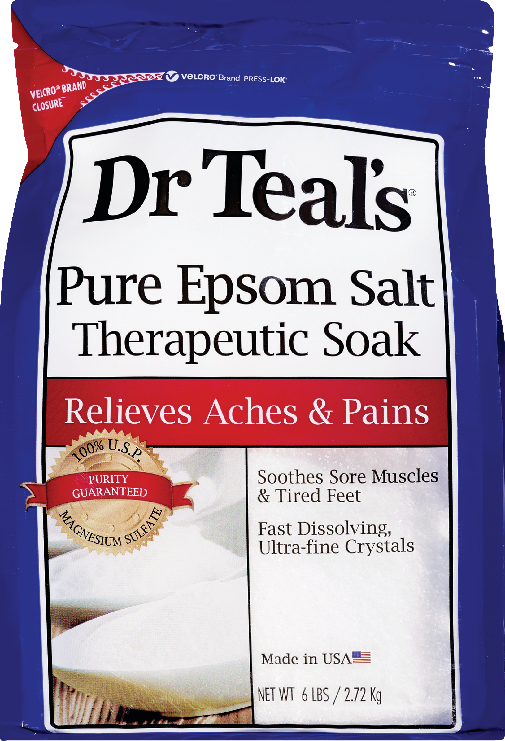 Dr. Teal's Pure Epsom Salt Therapeutic Soak, 96 OZ