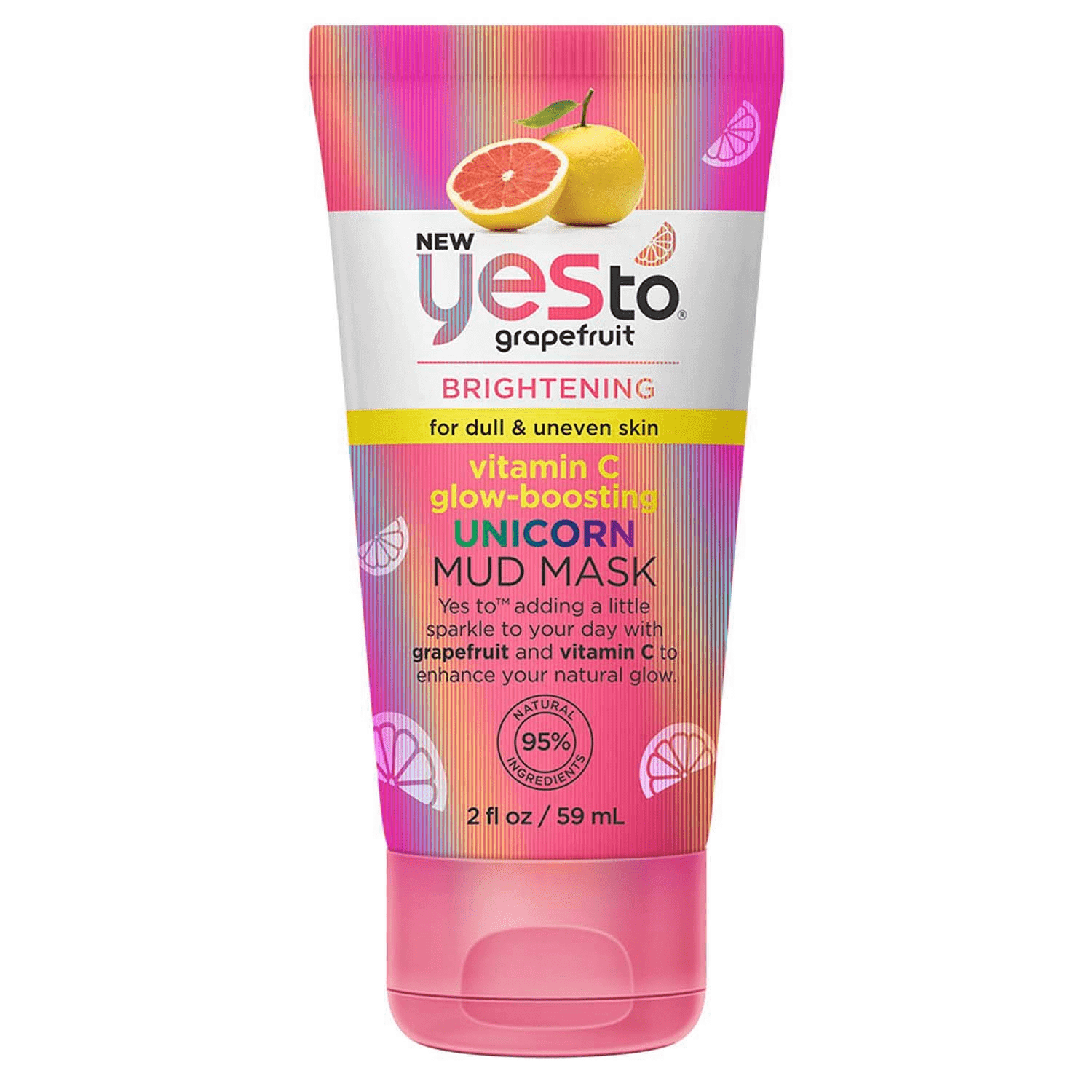 Yes To Grapefruit Vitamin C Glow-Boostin Unicorn Mud Mask, 2 OZ