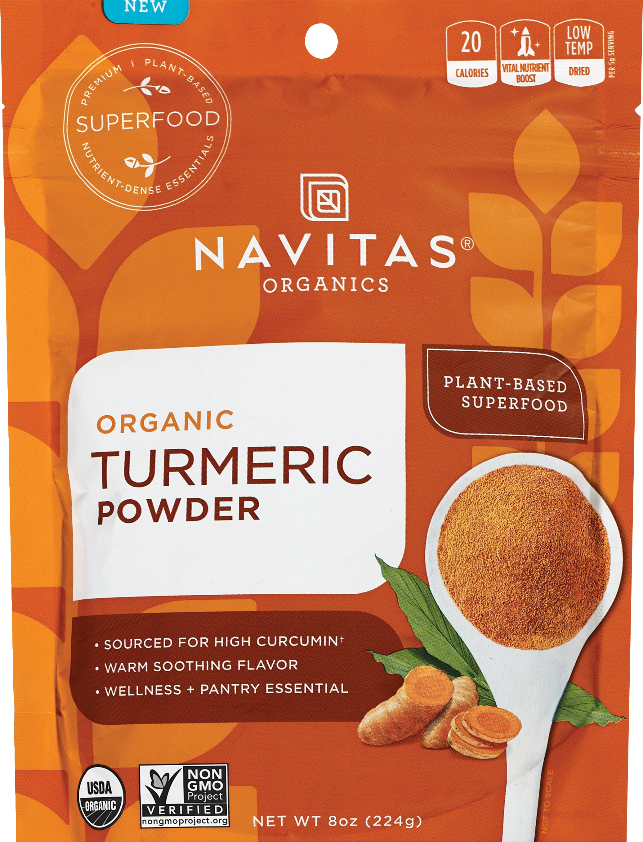 Navitas Organics Turmeric Powder, 8 OZ