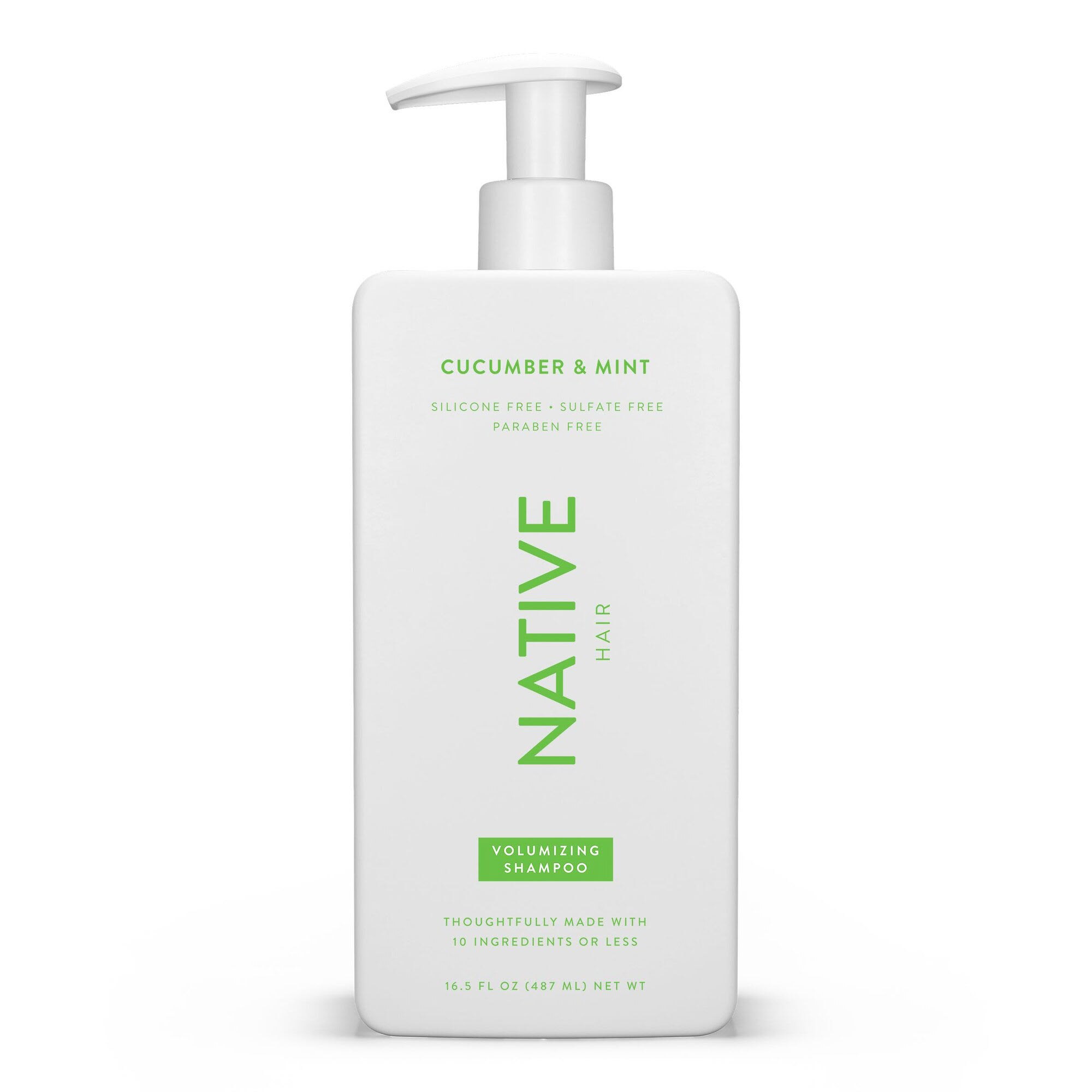 Native Cucumber & Mint Volumizing Shampoo, 16.5 OZ