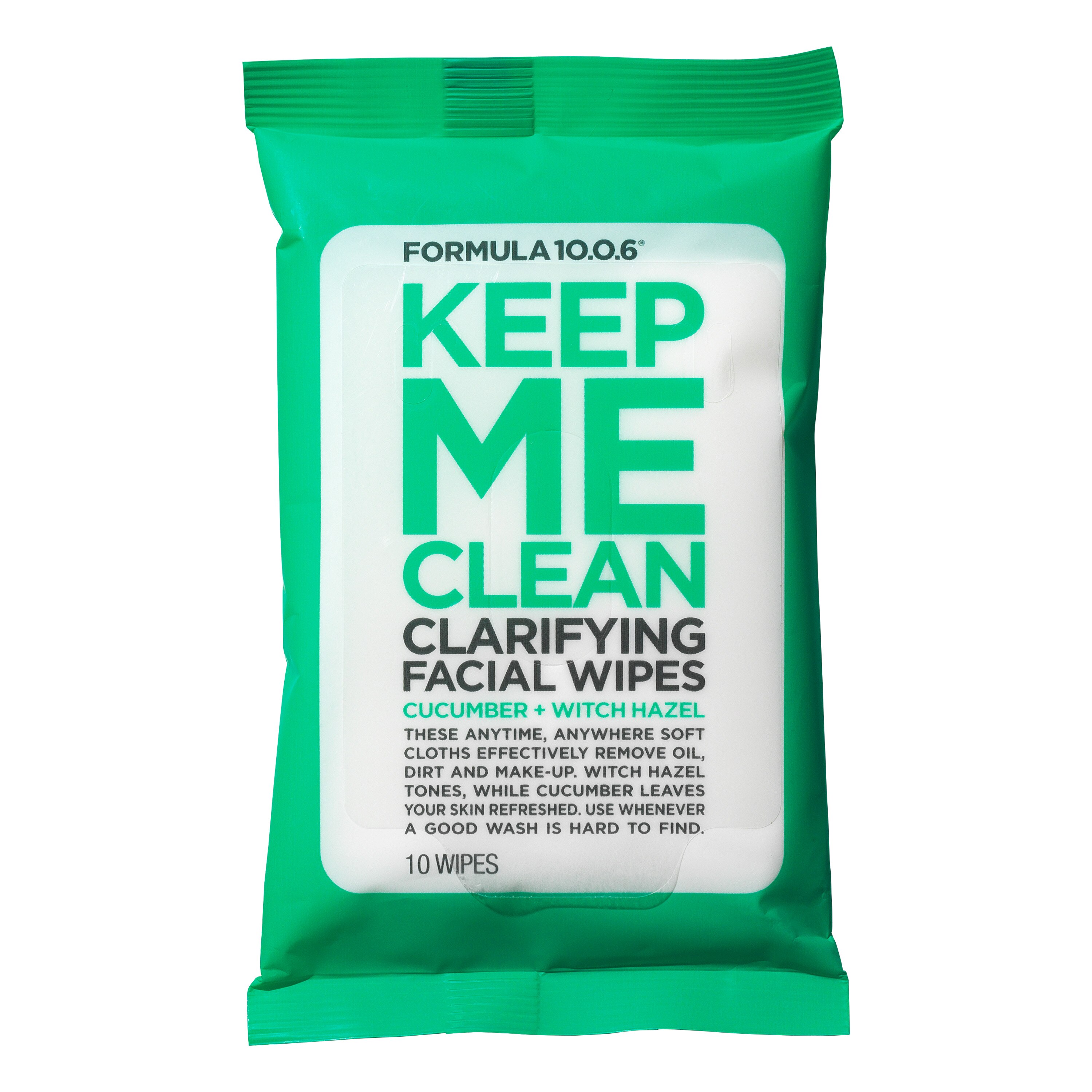 Formula 10.0.6 Keep Me Clean Cleansing Wipes, 10CT