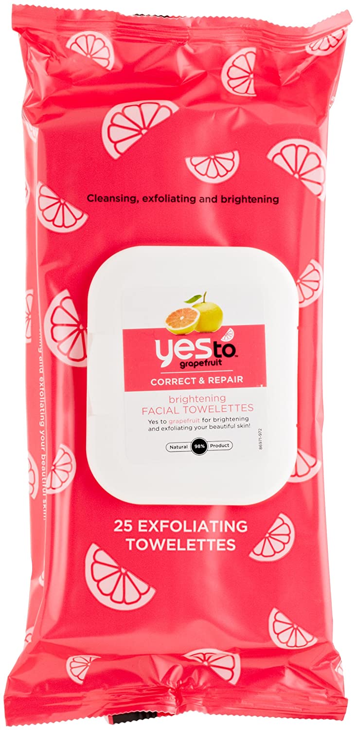 Yes To Grapefruit Correct & Repair Brightening Facial Towelettes