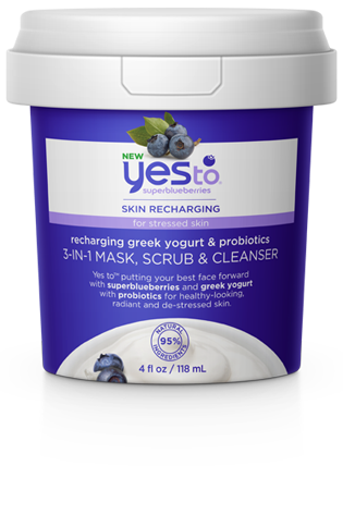 Yes To Blueberries 3-in-1 Cleanser, 4 OZ
