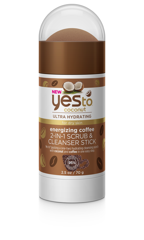 Yes To Coconut Energizing Coffee 2 in 1 stick, 2 OZ