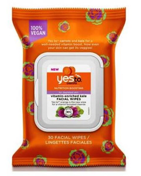 Yes To Carrots Vitamin-Enriched Kale Wipes, 30CT